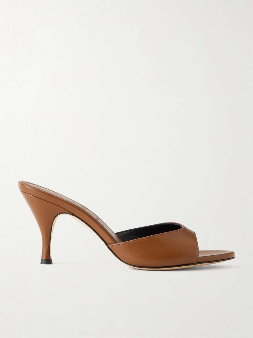 aeyde Samia Leather Mules