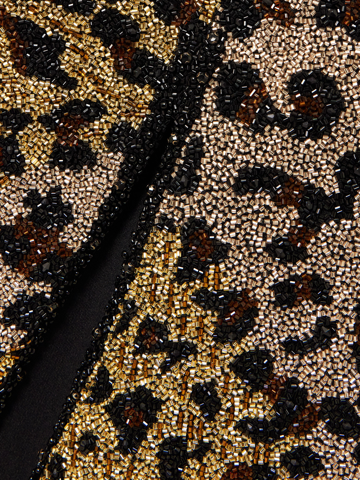 Clio Peppiatt Eartha Embellished Leopard-print Stretch-mesh Gown In Multi