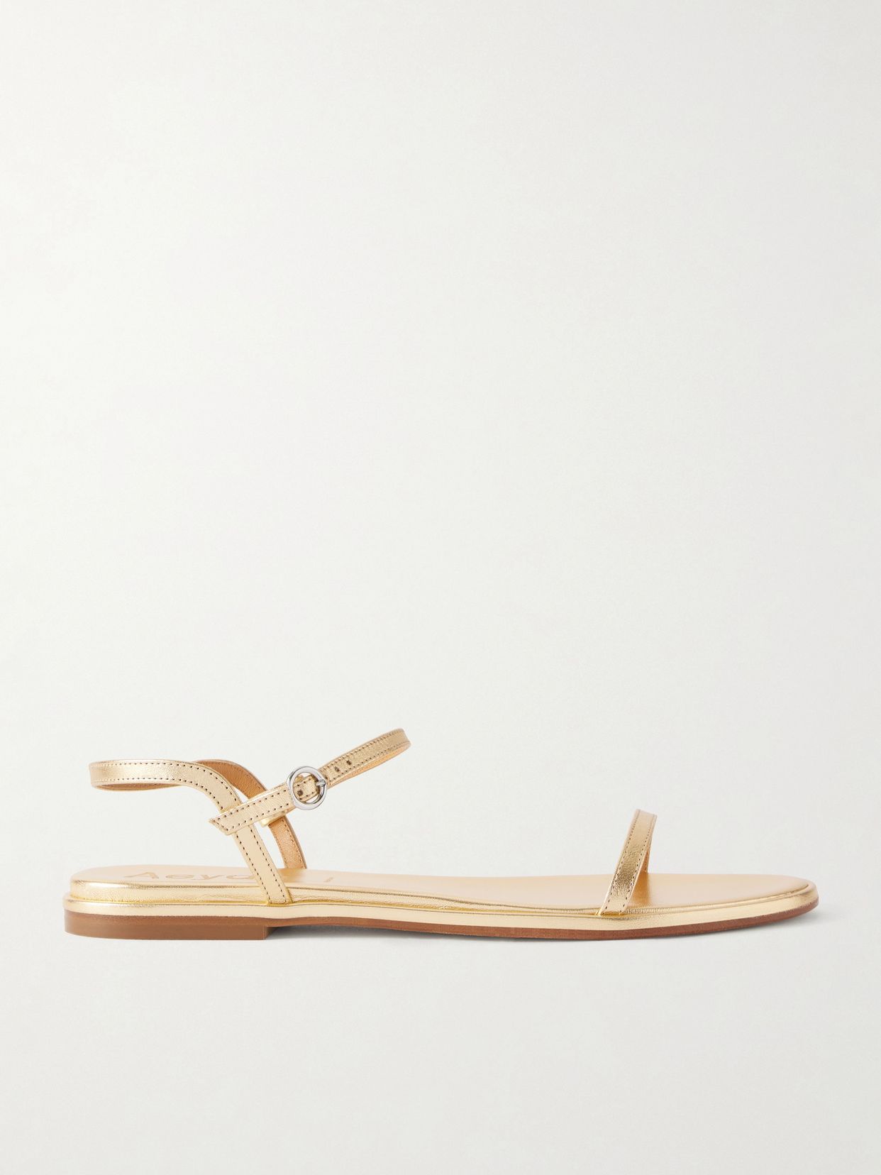 Nettie metallic leather sandals