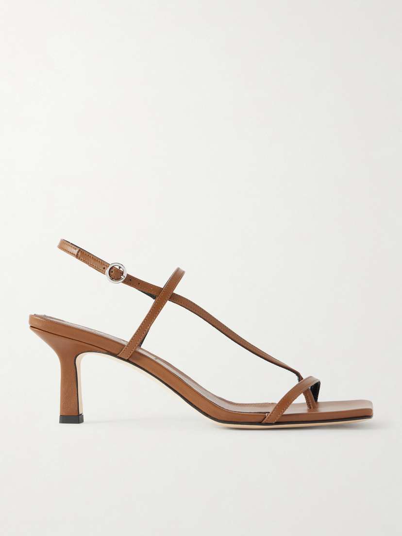 aeyde Elise Leather Slingback Sandals