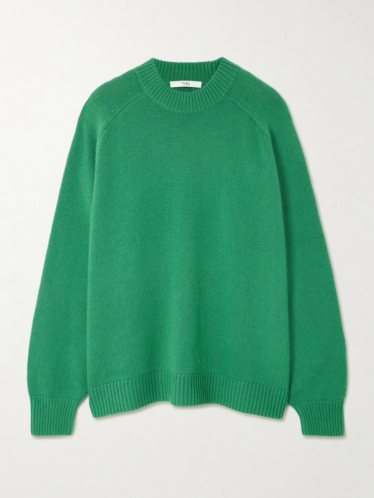 Tibi Cashmere Sweater In Green