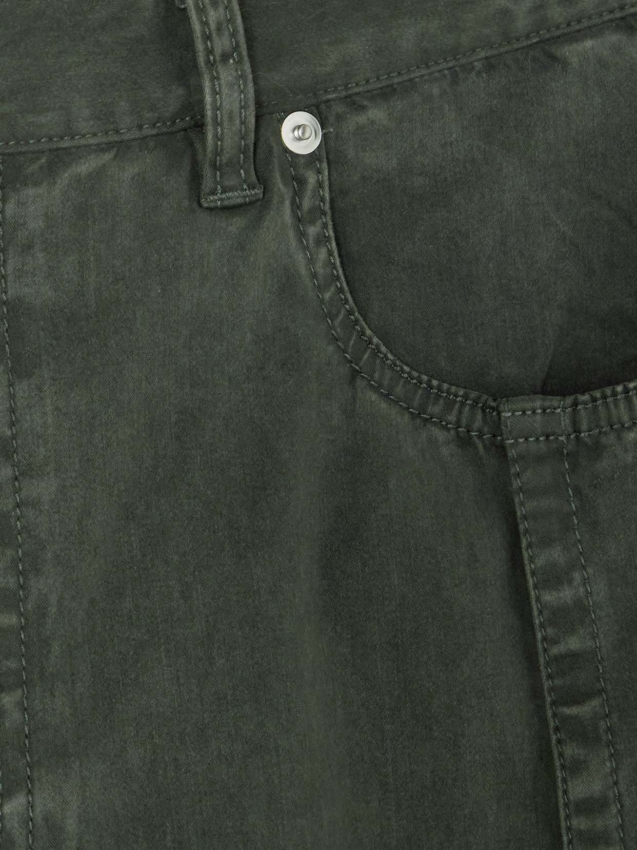 Tibi Stretch-twill Pants In Green