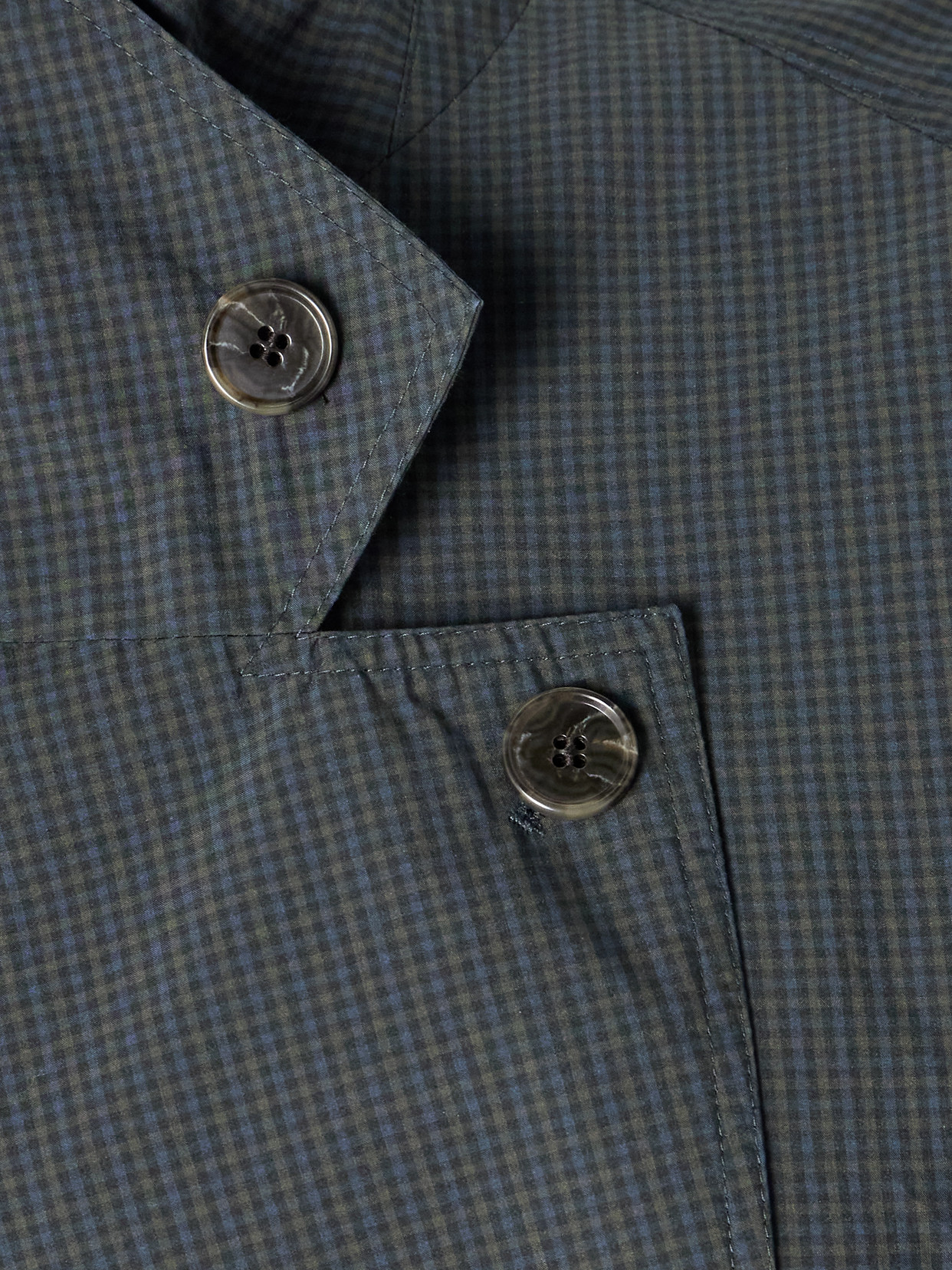 Tibi Charles Checked Cotton-blend Jacket In Gray