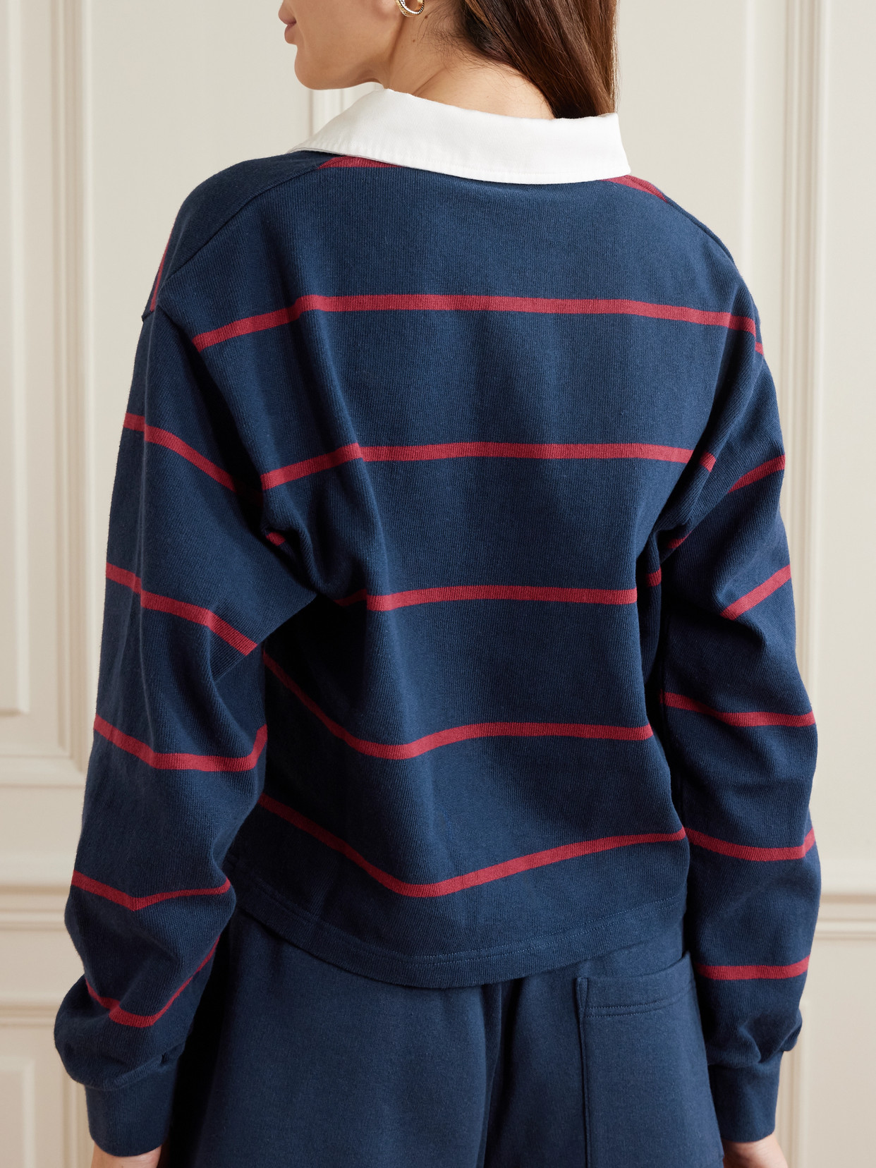 Striped Cotton Polo
