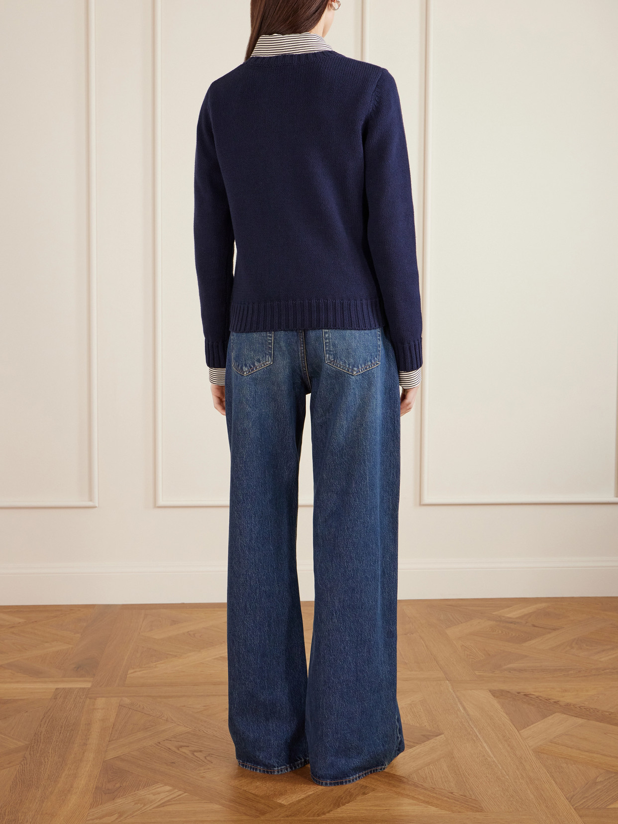 Embroidered Cotton Sweater