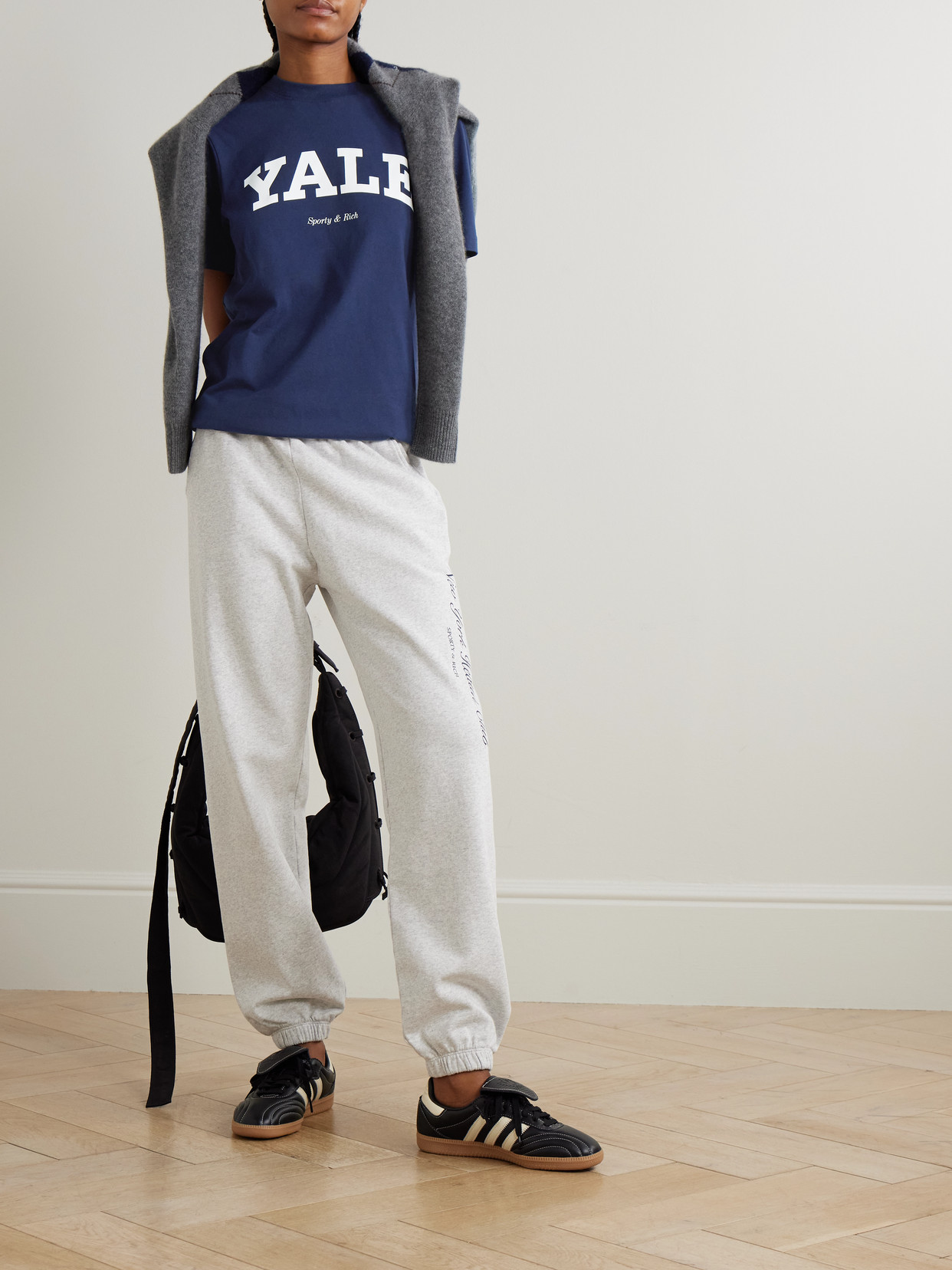 Yale Printed Cotton-Jersey T-Shirt