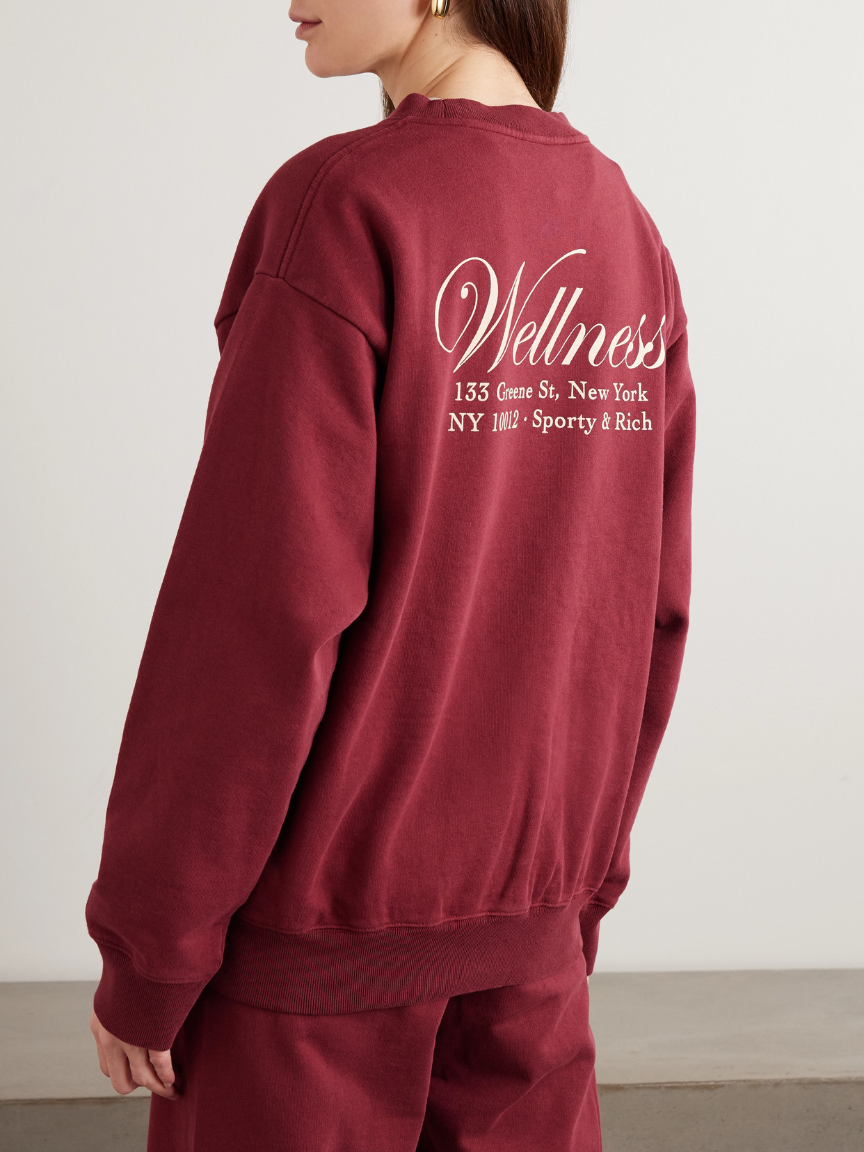 Soho Printed Cotton-Jersey Sweatshirt