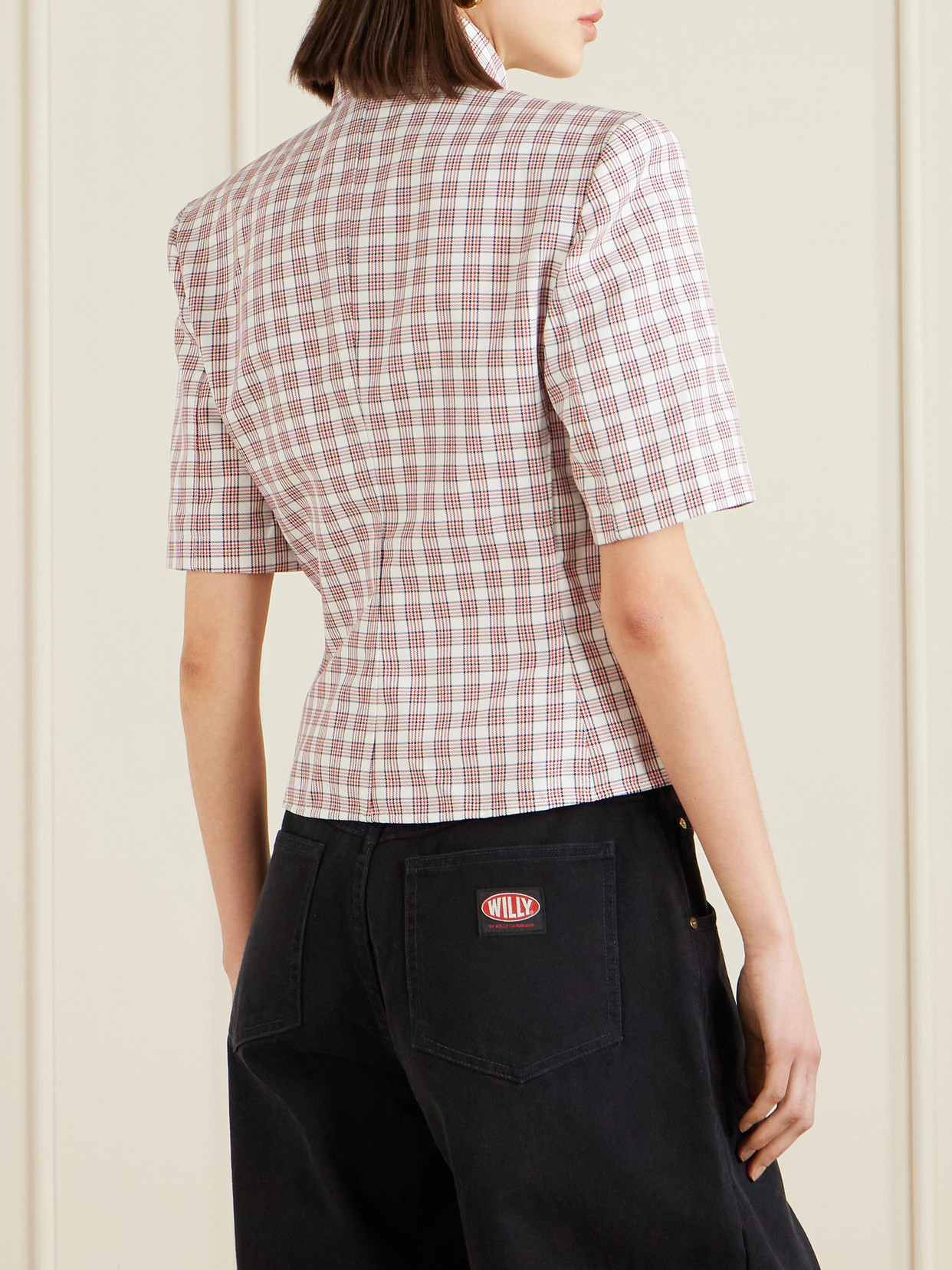 Chavela Checked Woven Shirt