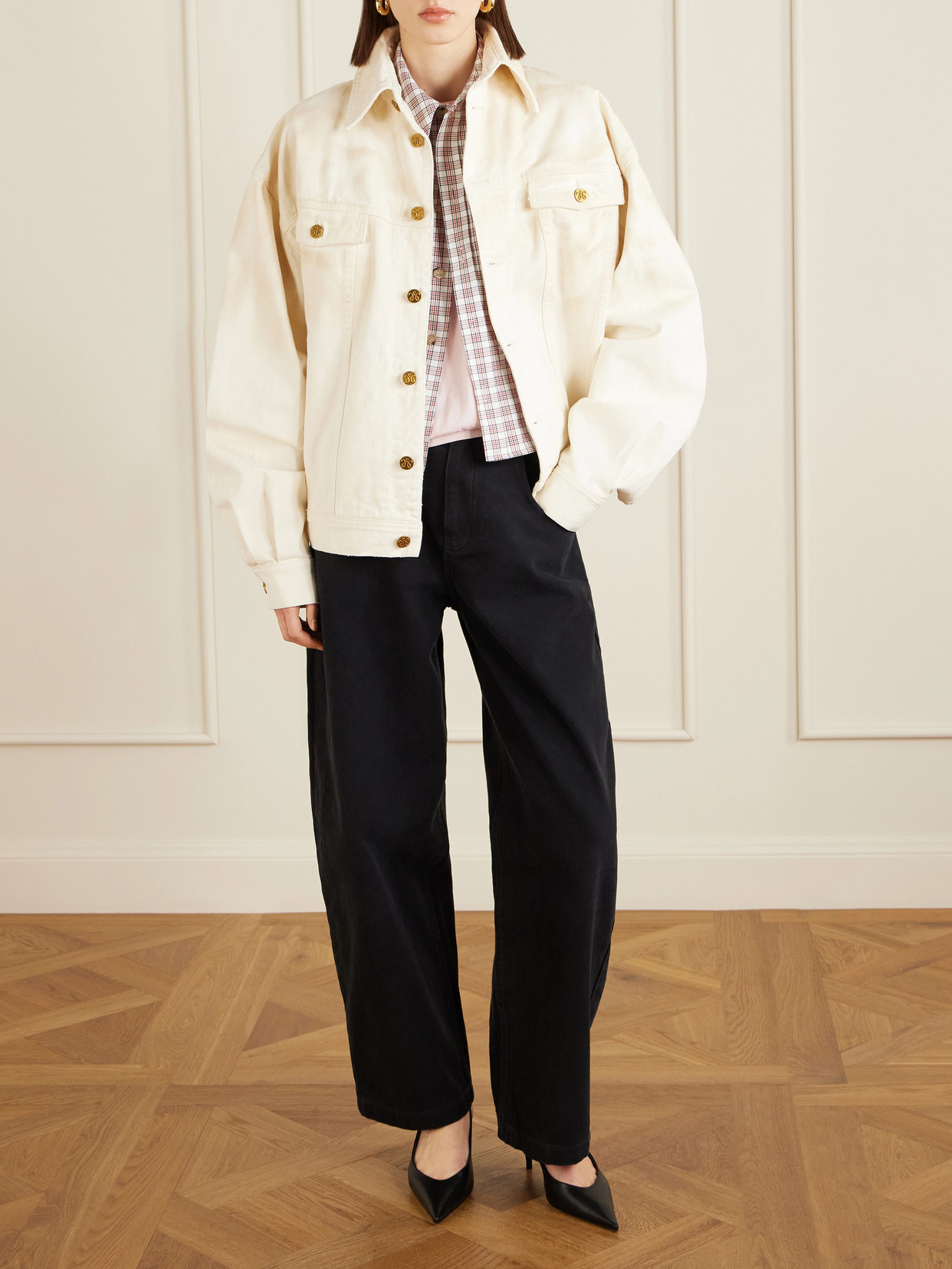 Chavela Checked Woven Shirt