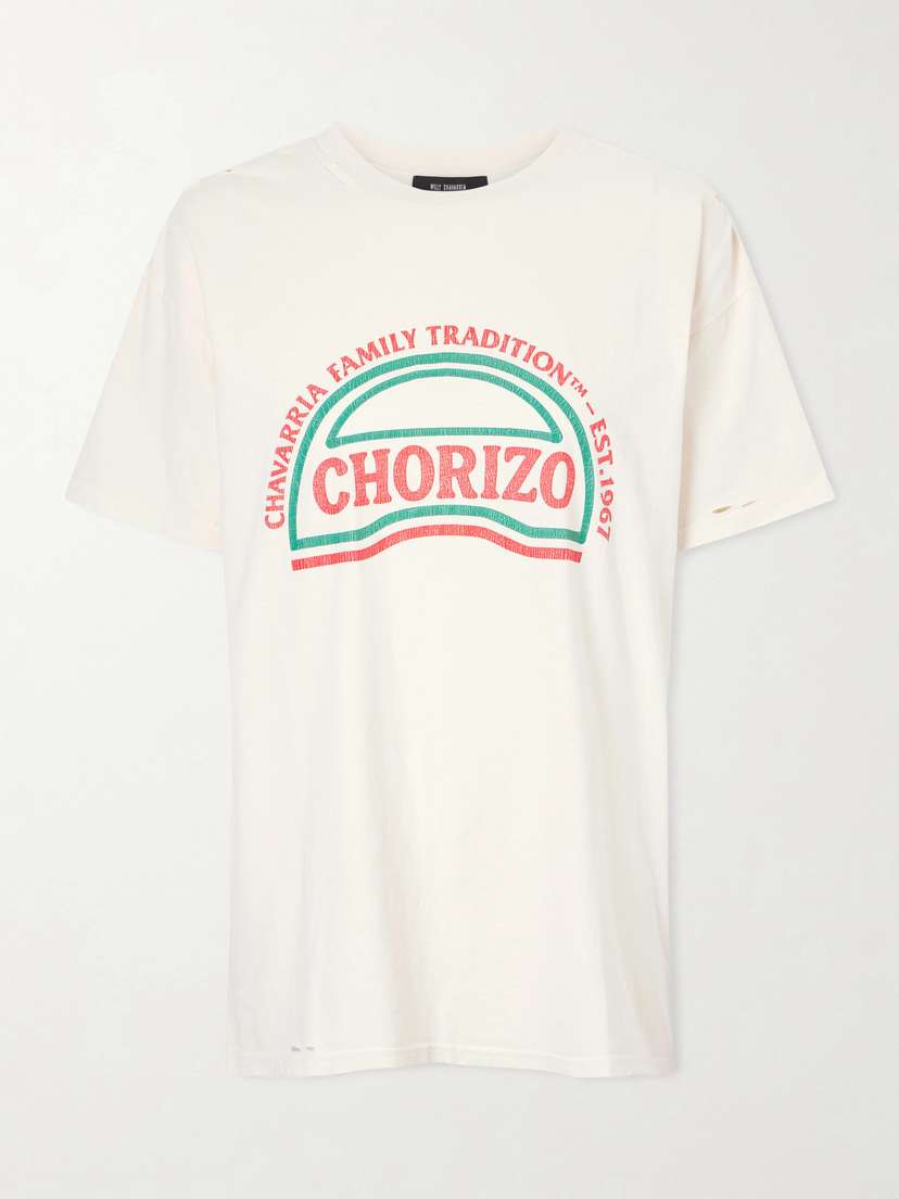 Willy Chavarria Chorizo Printed Cotton-jersey T-shirt