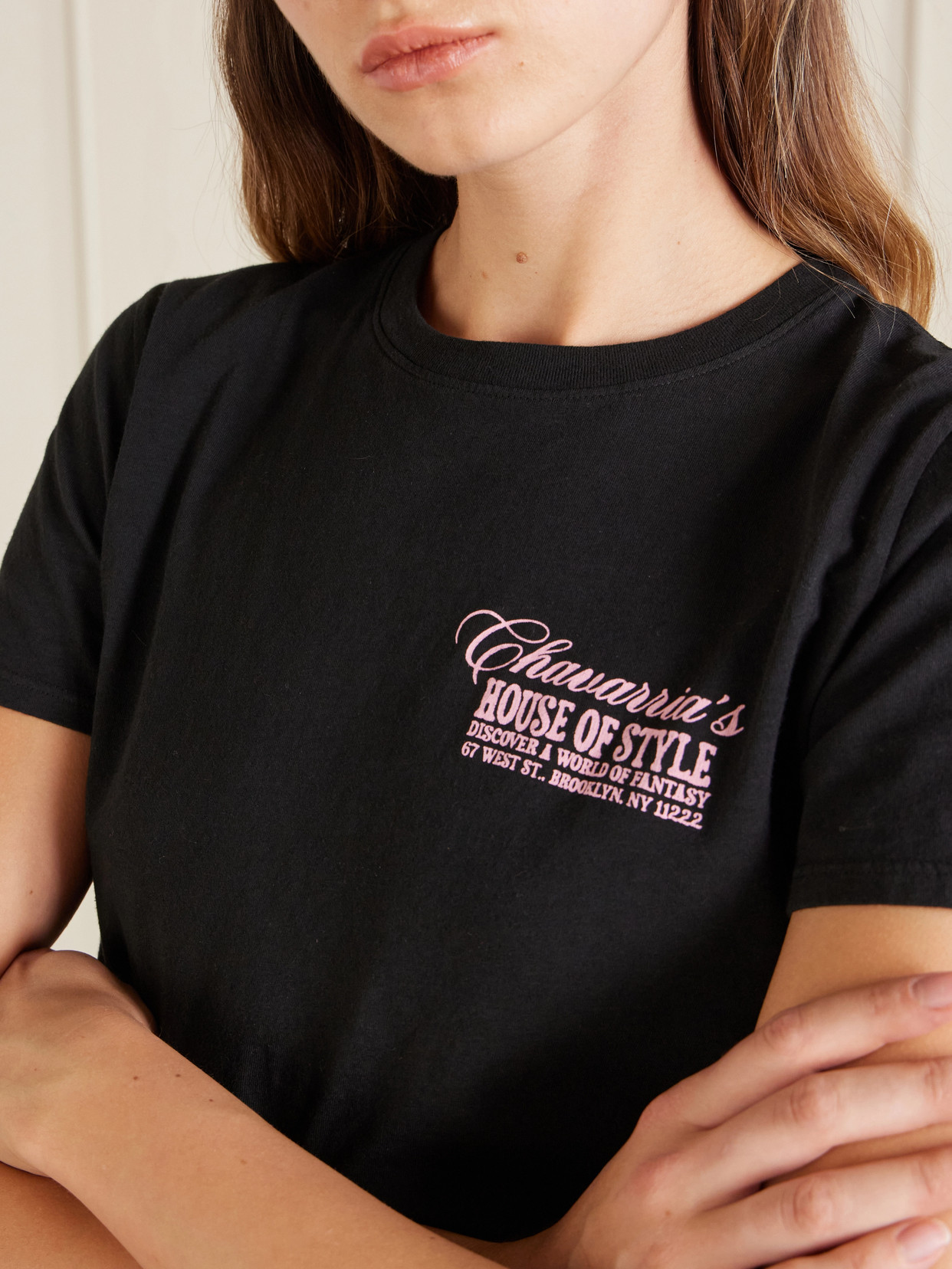 House Of Style Printed Cotton-Jersey T-Shirt