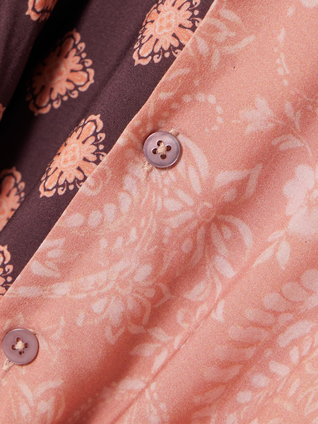 Donde Esteban Estrellitas Printed Crepe Shirt In Multi