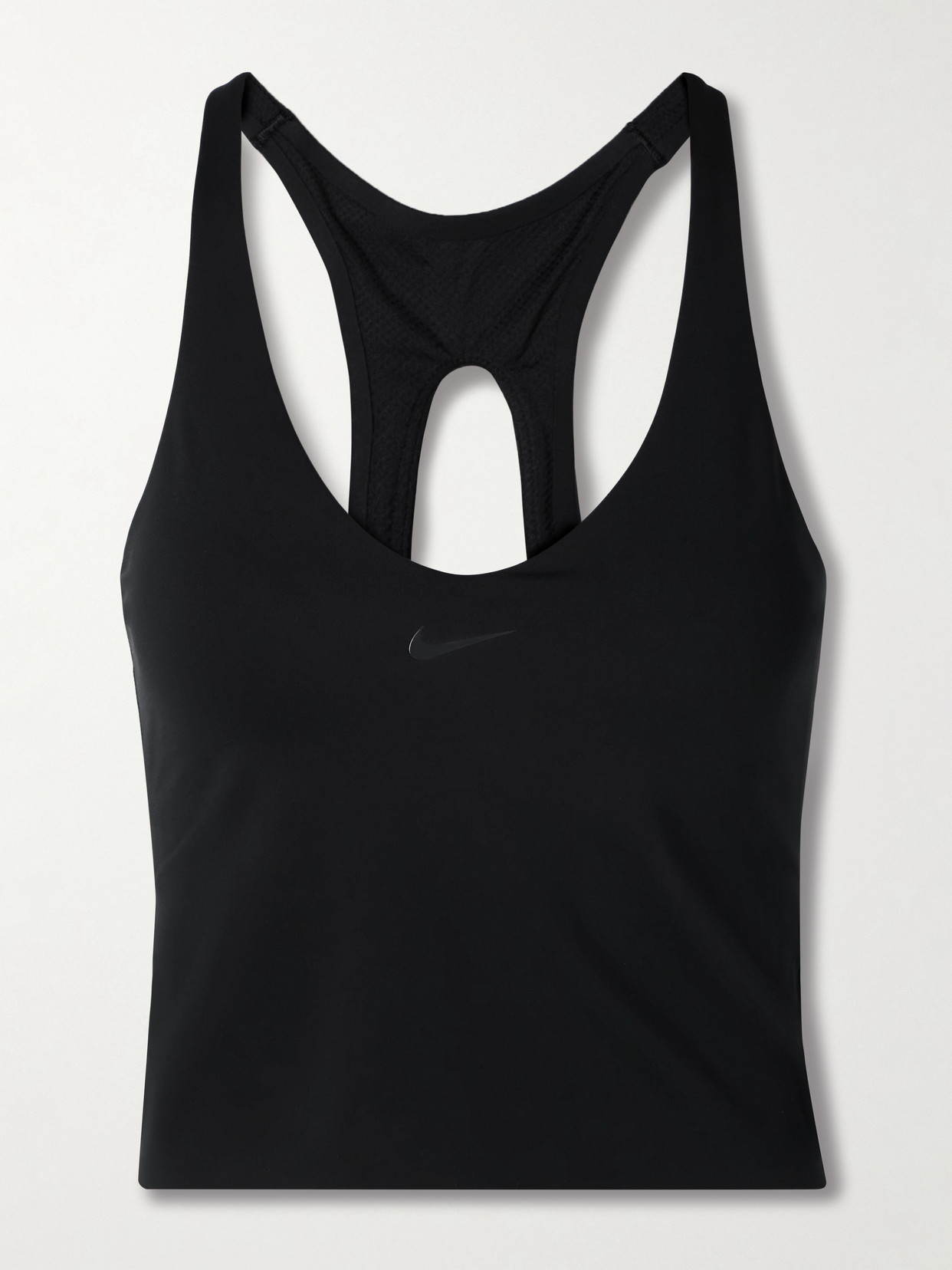 Nike Universa Cropped Dri-fit Tank In Black