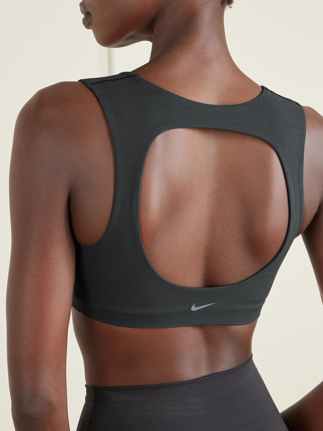 Nike Zenvy Dri-fit Infinasoft Sports Bra In Gray