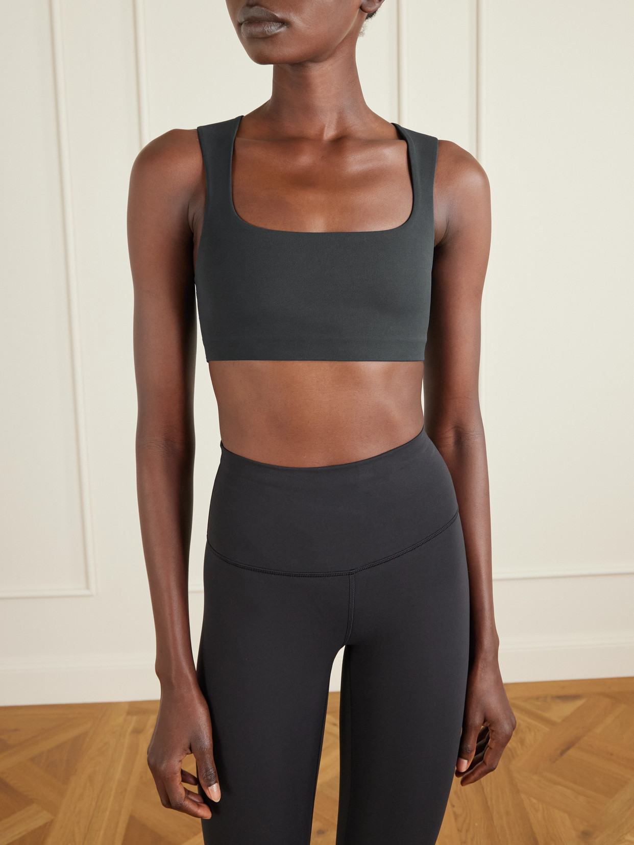 Nike Zenvy Dri-fit Infinasoft Sports Bra In Gray