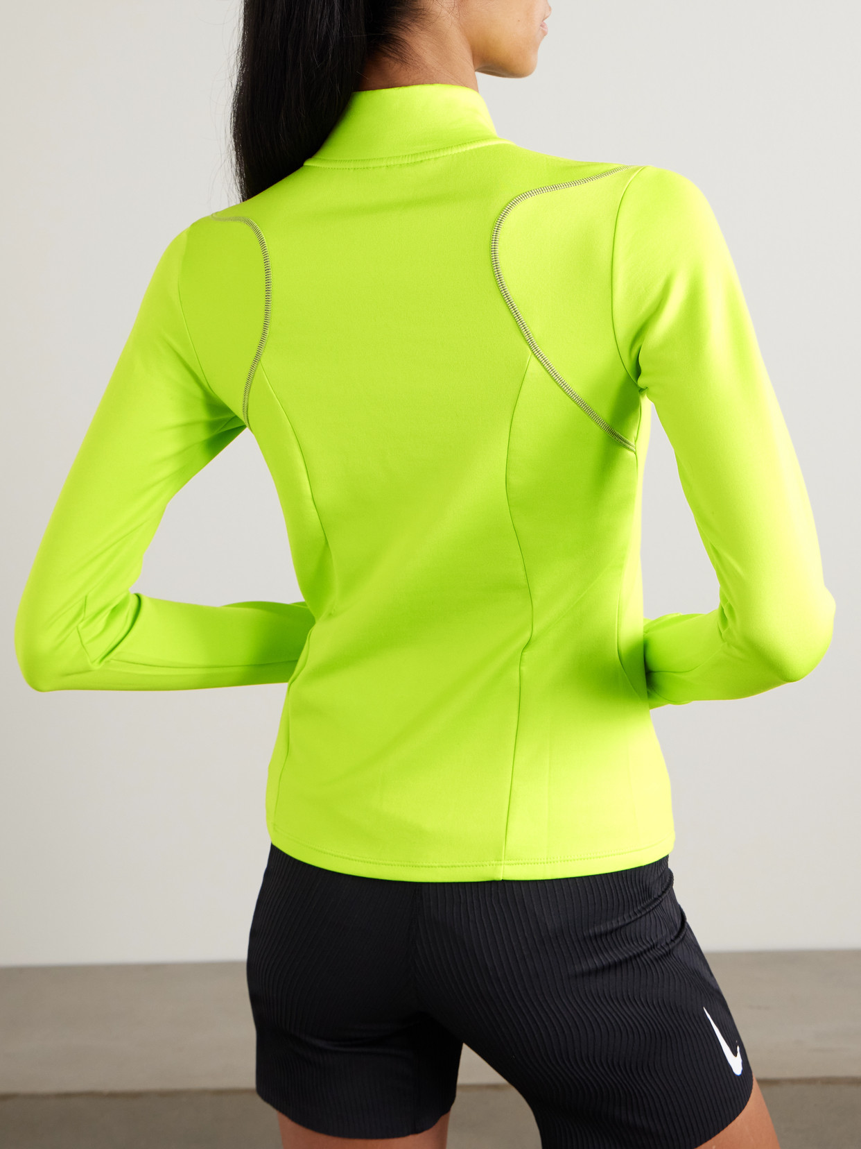 Swift Printed Half-Zip Top