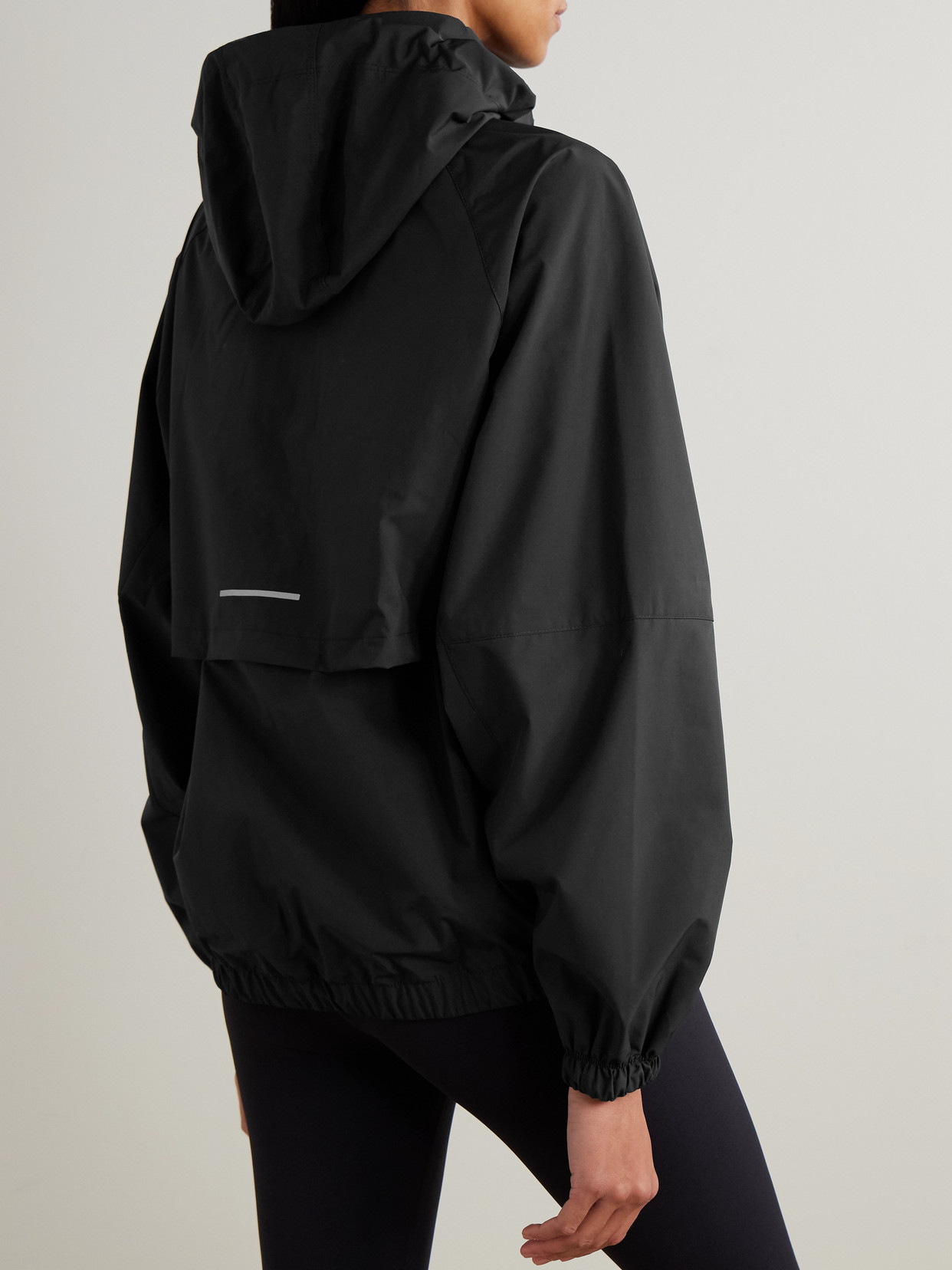Nike Swift Hooded Storm-fit Jacket In Black