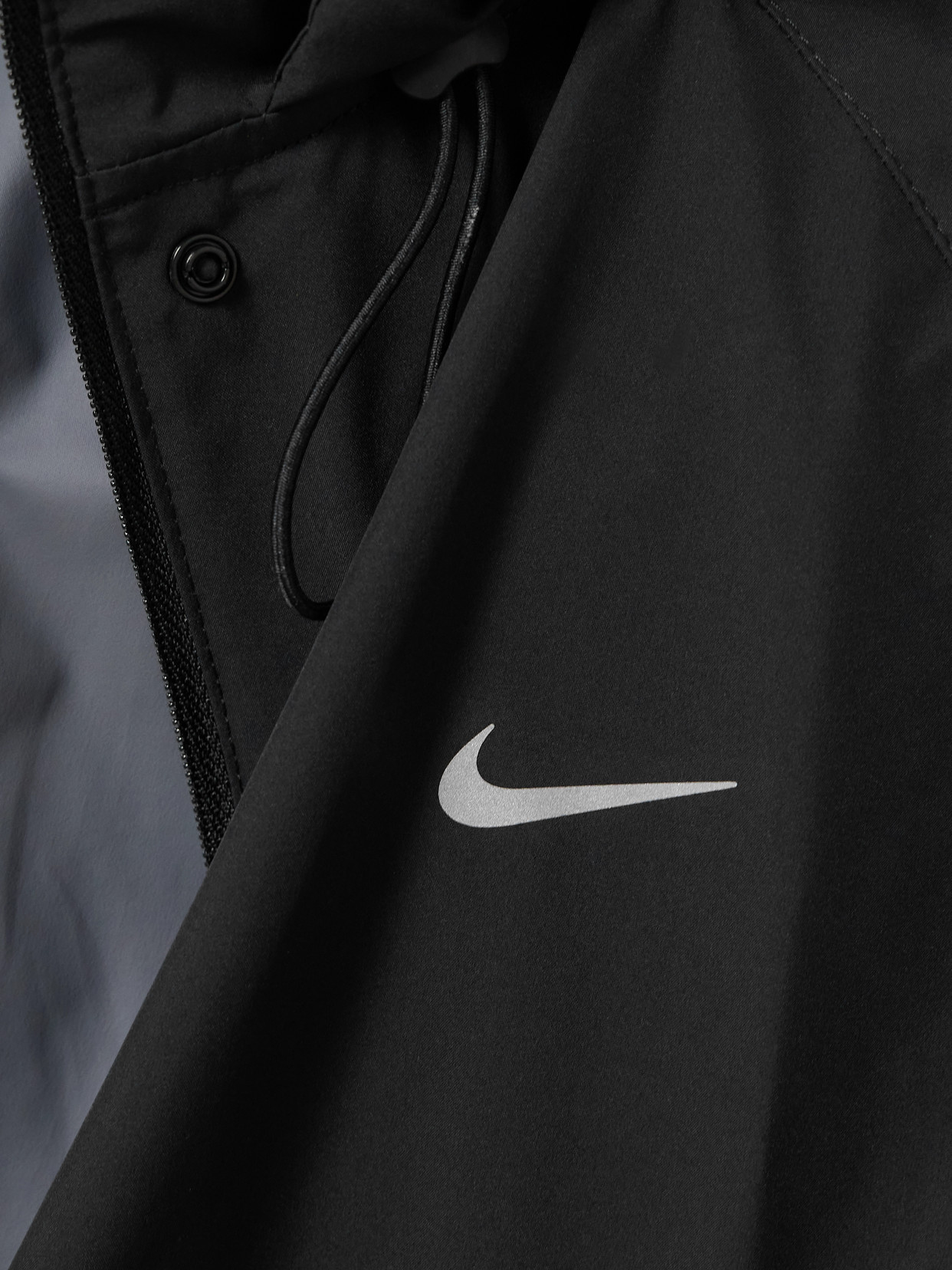 Nike Swift Hooded Storm-fit Jacket In Black