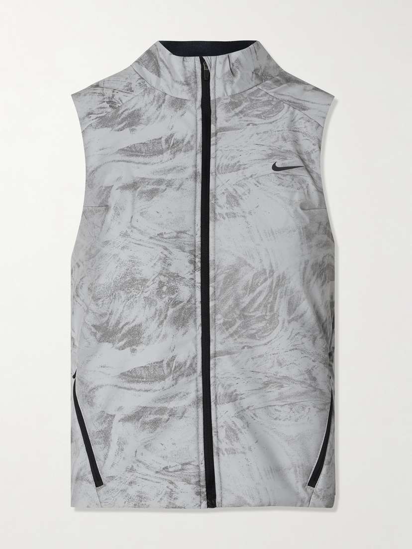 Nike Swift Rubber-trimmed Padded Shell Vest