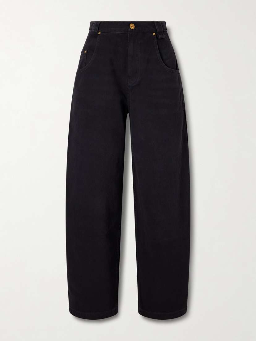 Willy Chavarria Bad Girl High-rise Barrel-leg Jeans