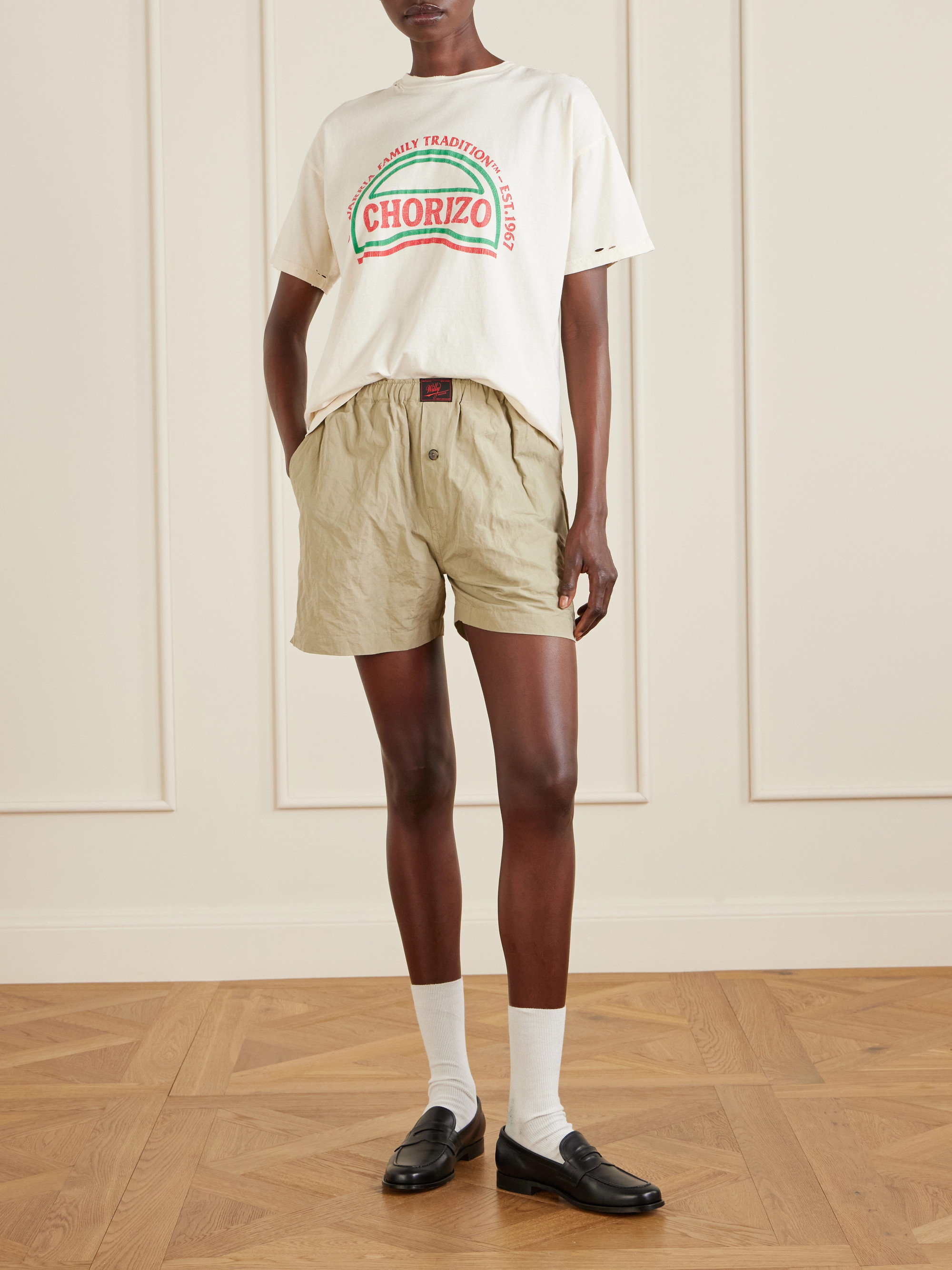 Willy Chavarria - Willy cotton shorts | Plush