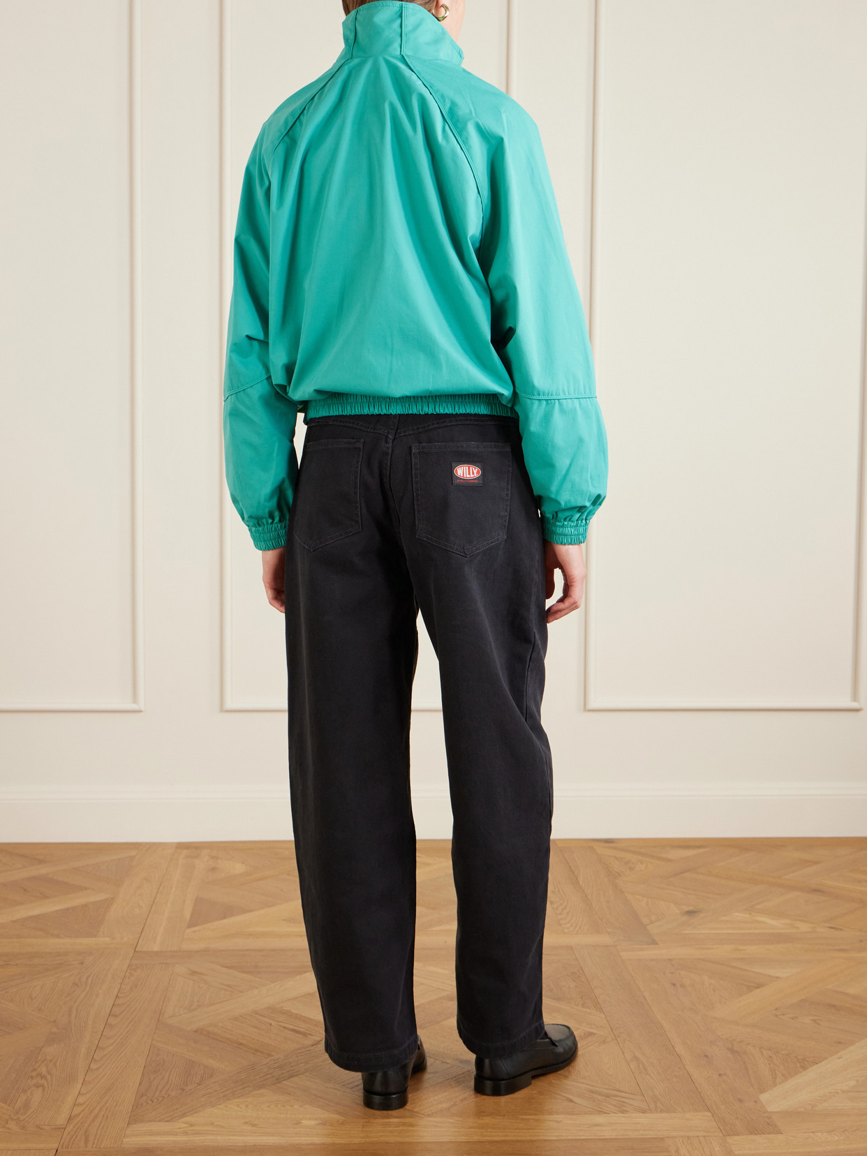Ruff Rider Embroidered Cotton Zip-Up Track Jacket