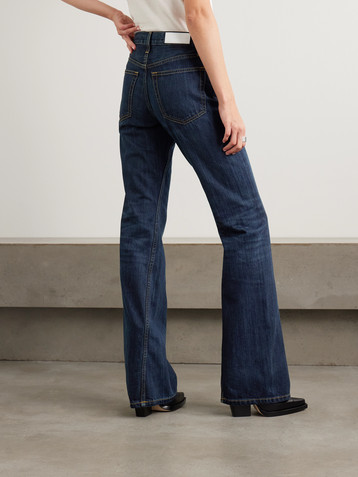 RE/DONE Twisted mid-rise bootcut jeans