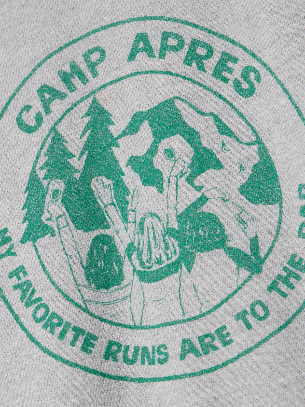 Re/done Printed Cotton-jersey Sweatshirt In Gray