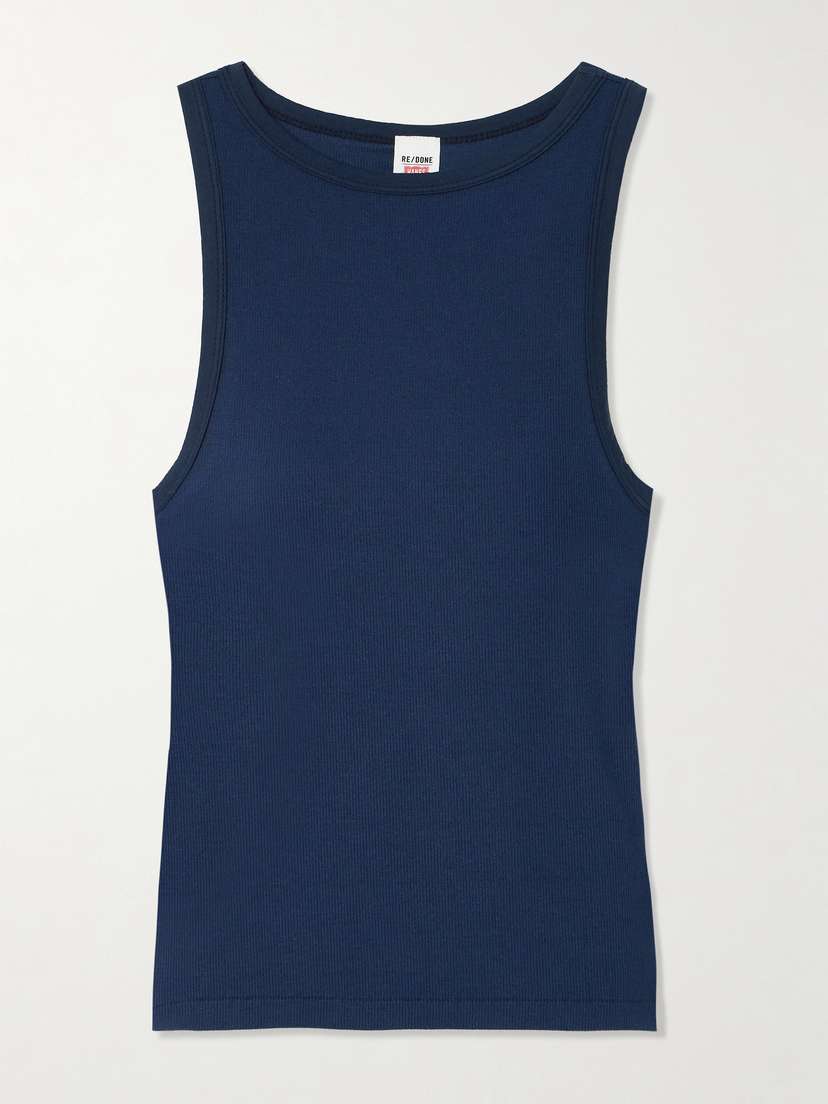 RE/DONE + Hanes Ribbed Stretch-modal Tank