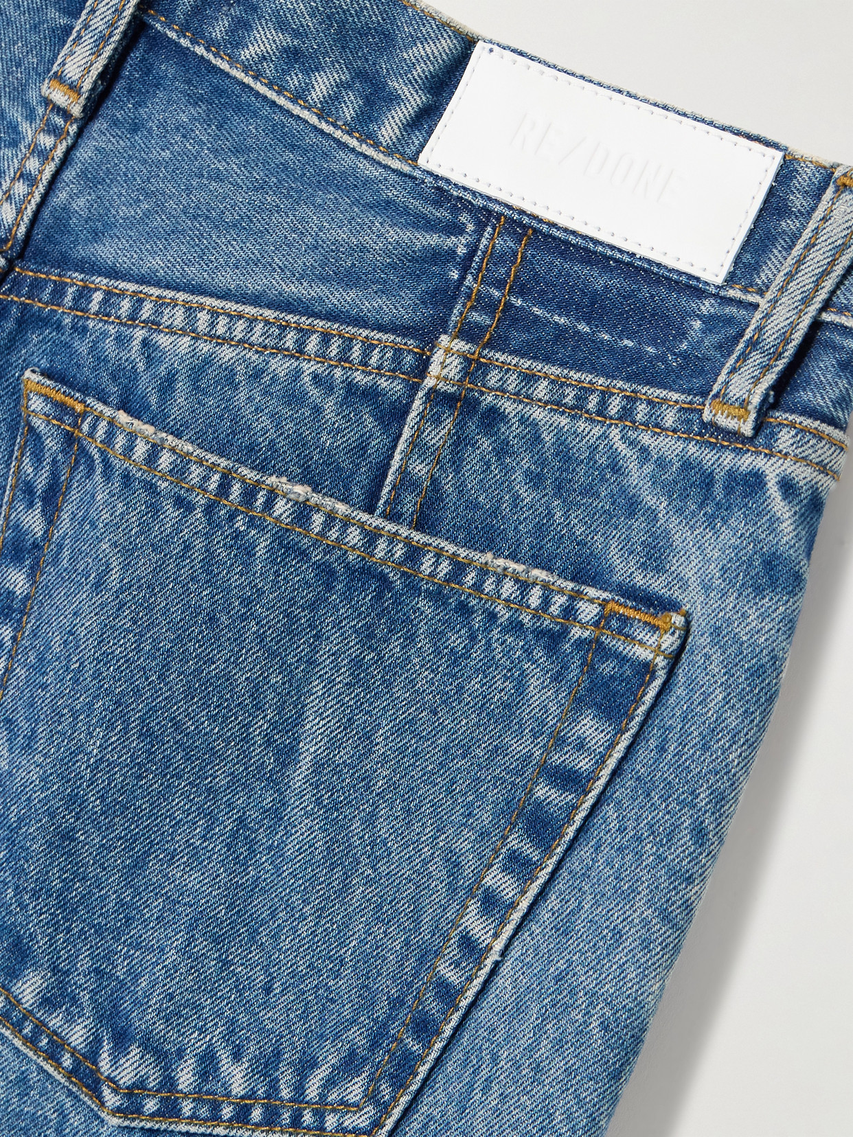 Re/Done - The Ollie High-Rise Straight-Leg Organic Jeans