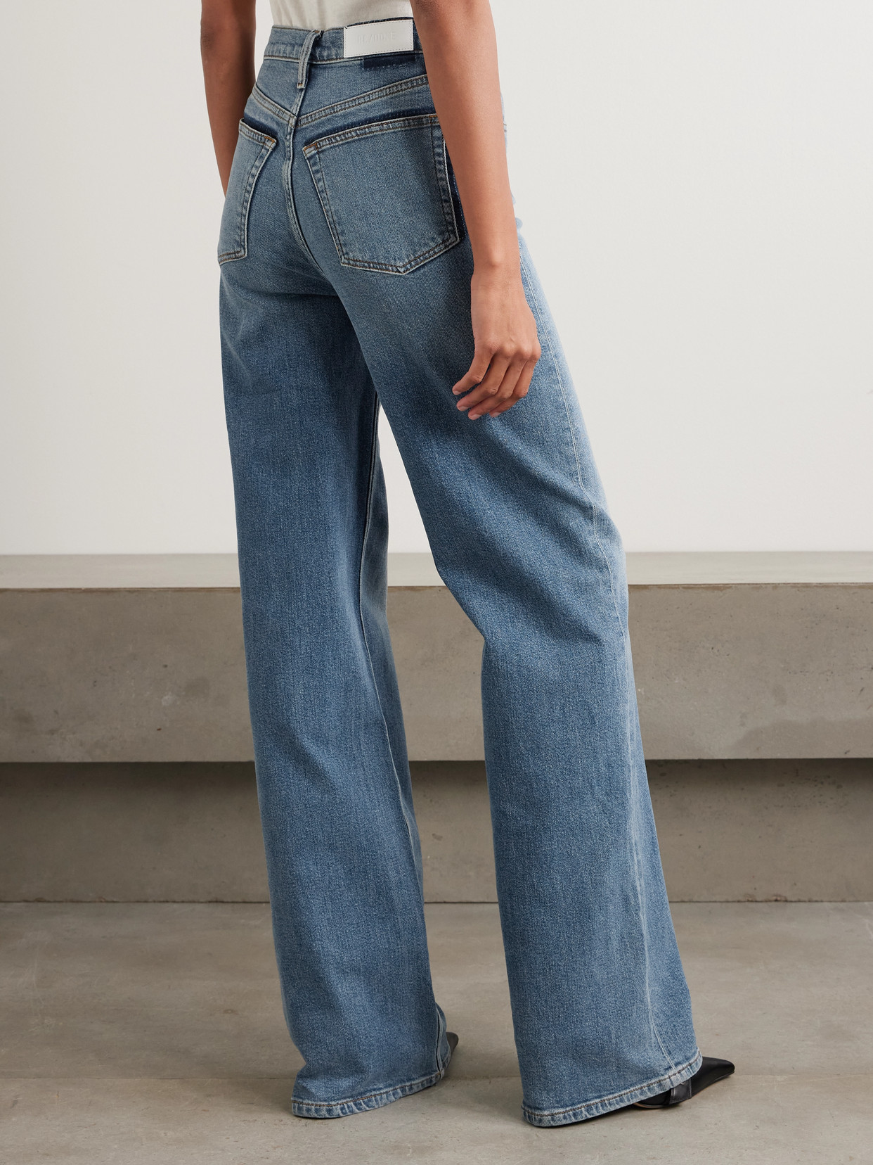 Re/Done - High-Rise Wide- Leg