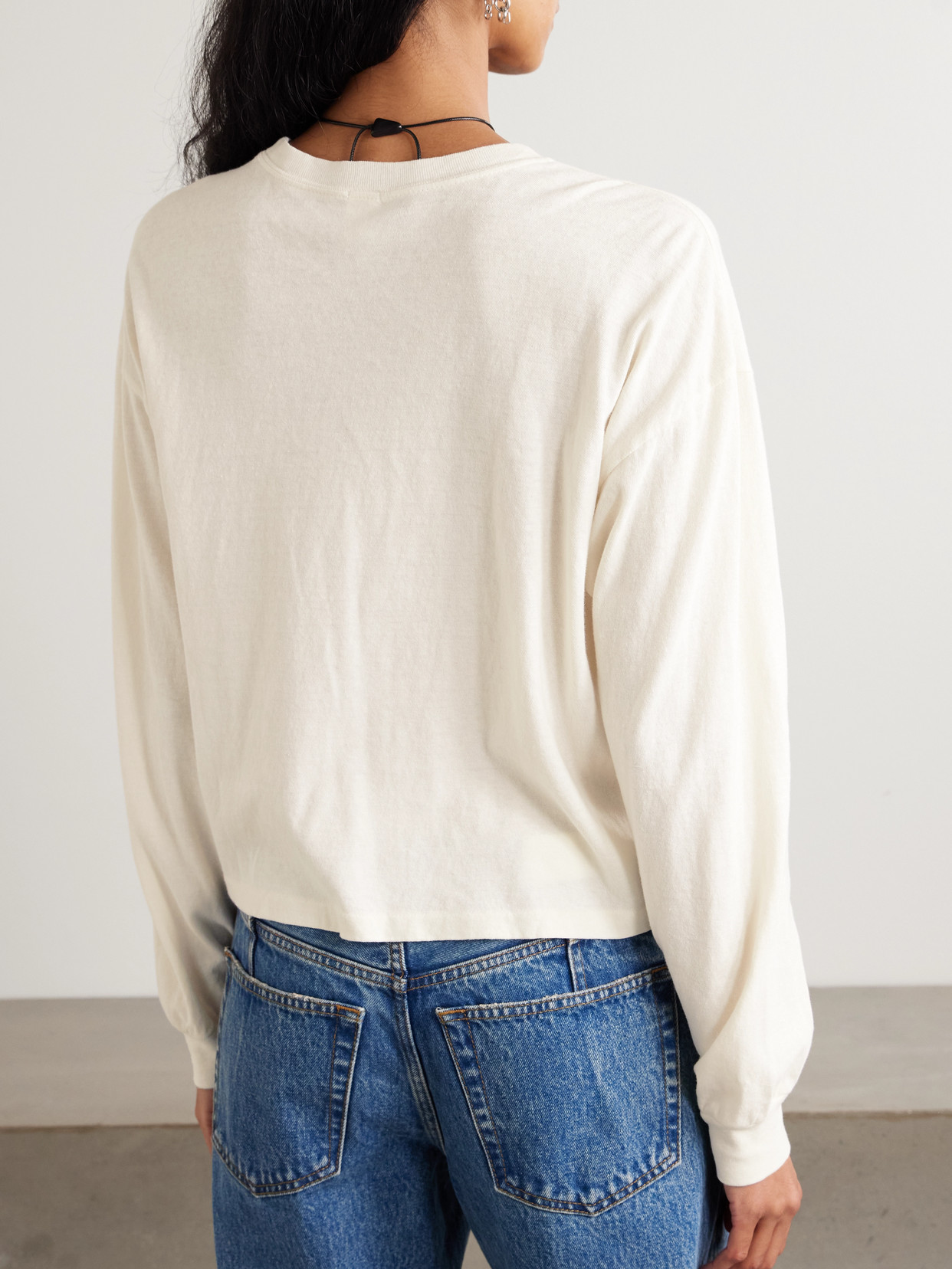 Re/Done - Printed Cotton-Jersey T-Shirt