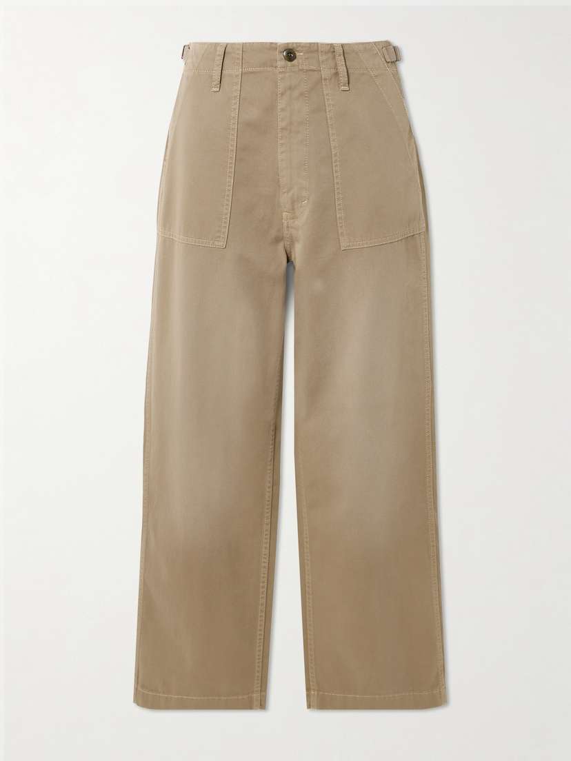 RE/DONE The Trooper Cotton Wide-leg Pants