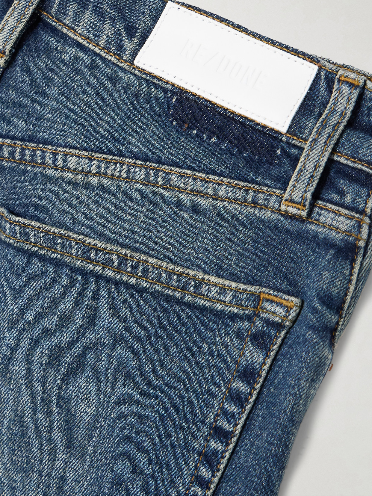 Re/Done - Cropped High-Rise Wide- Leg