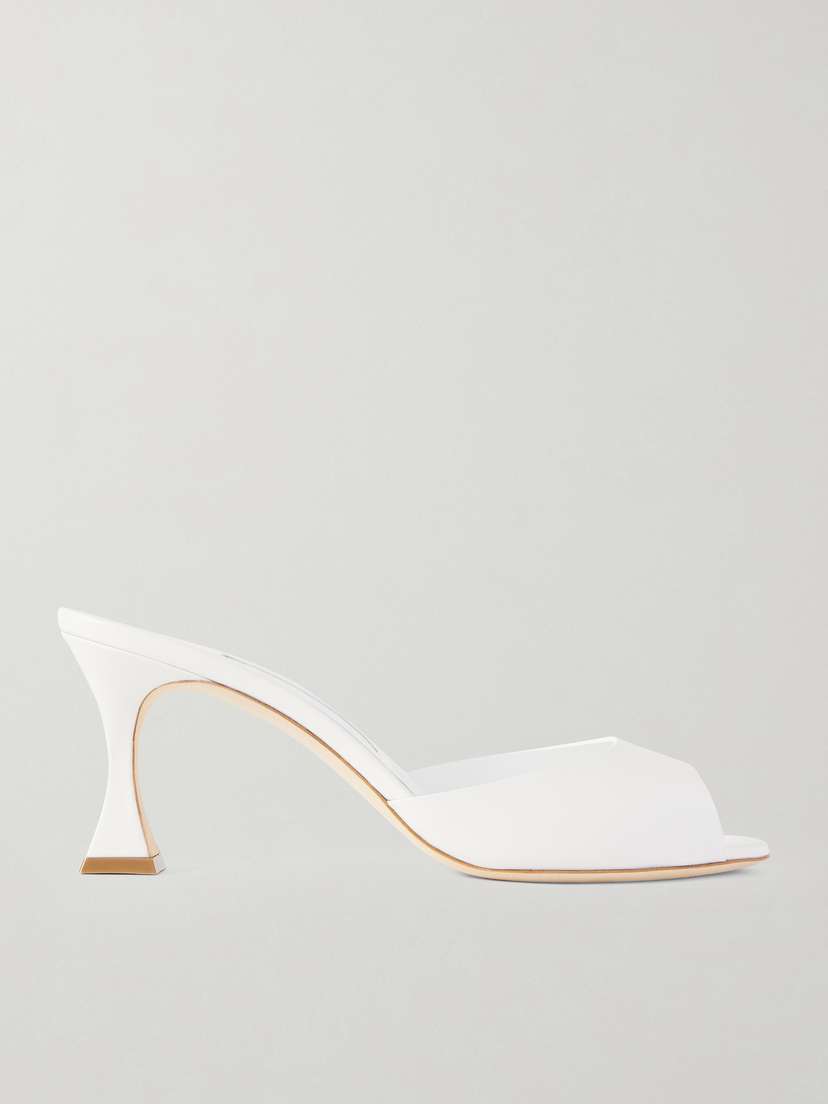 Manolo Blahnik Jadarona 70 Leather Mules