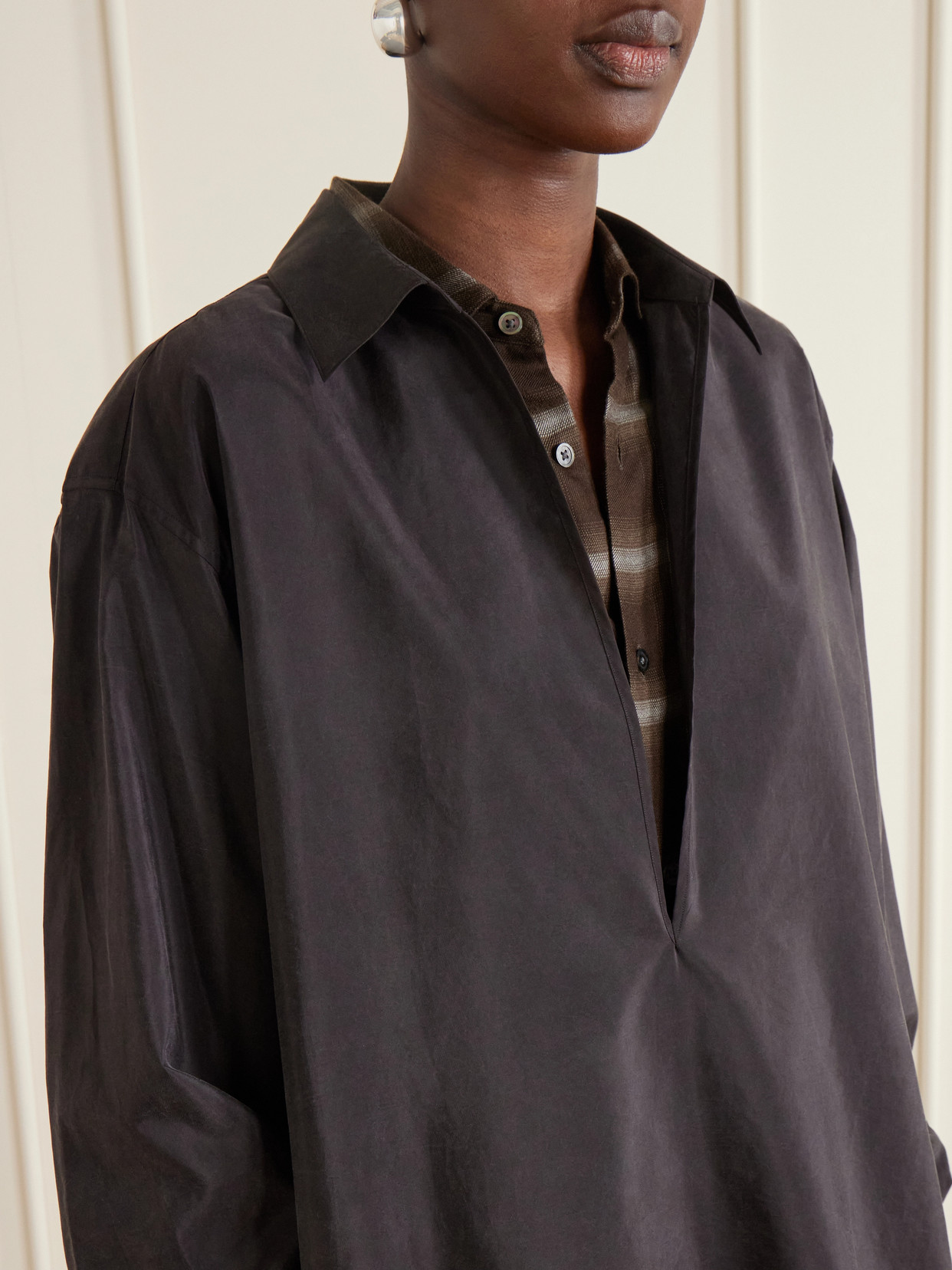Skipper Silk-Blend Shirt