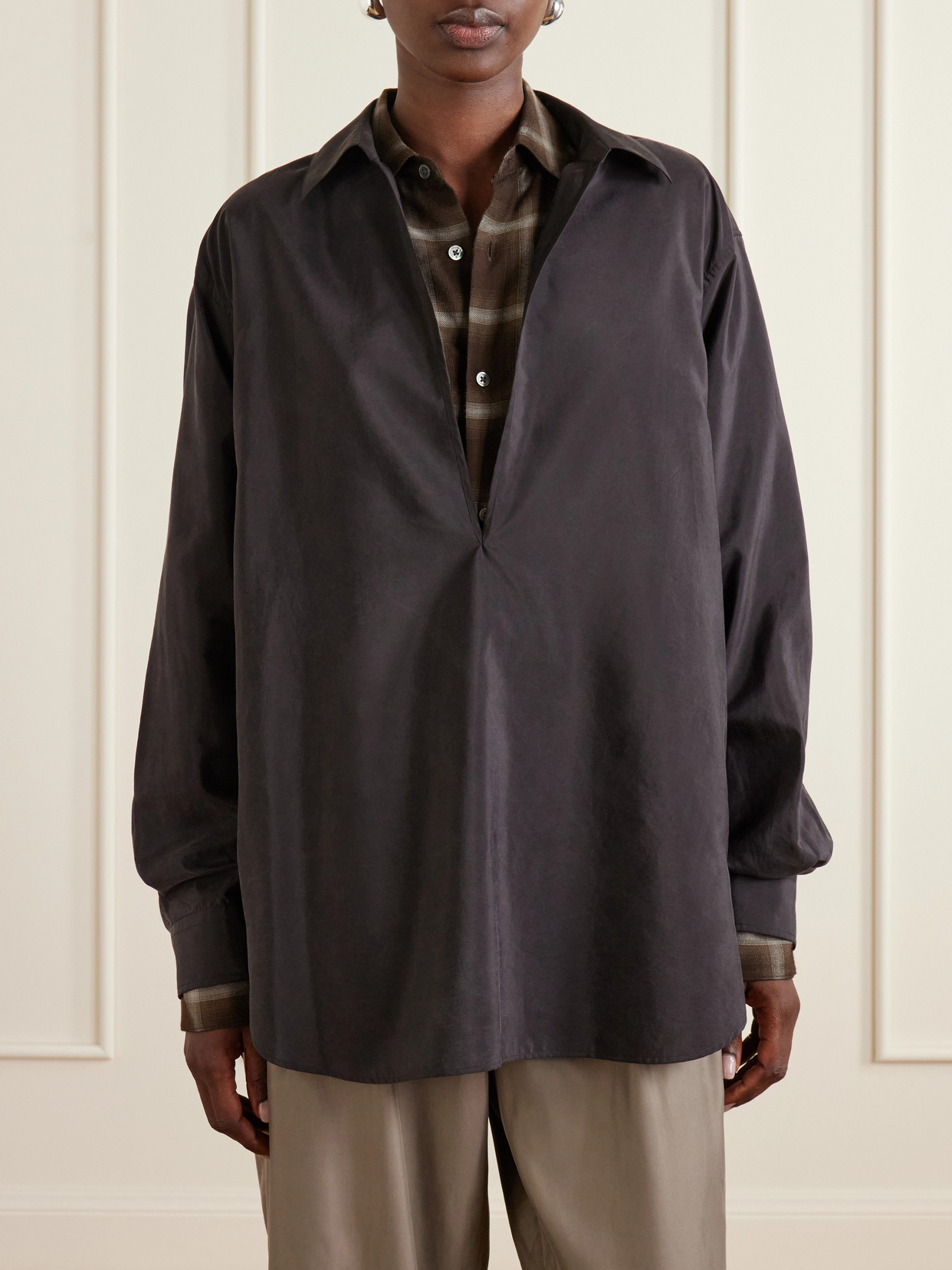 Skipper Silk-Blend Shirt