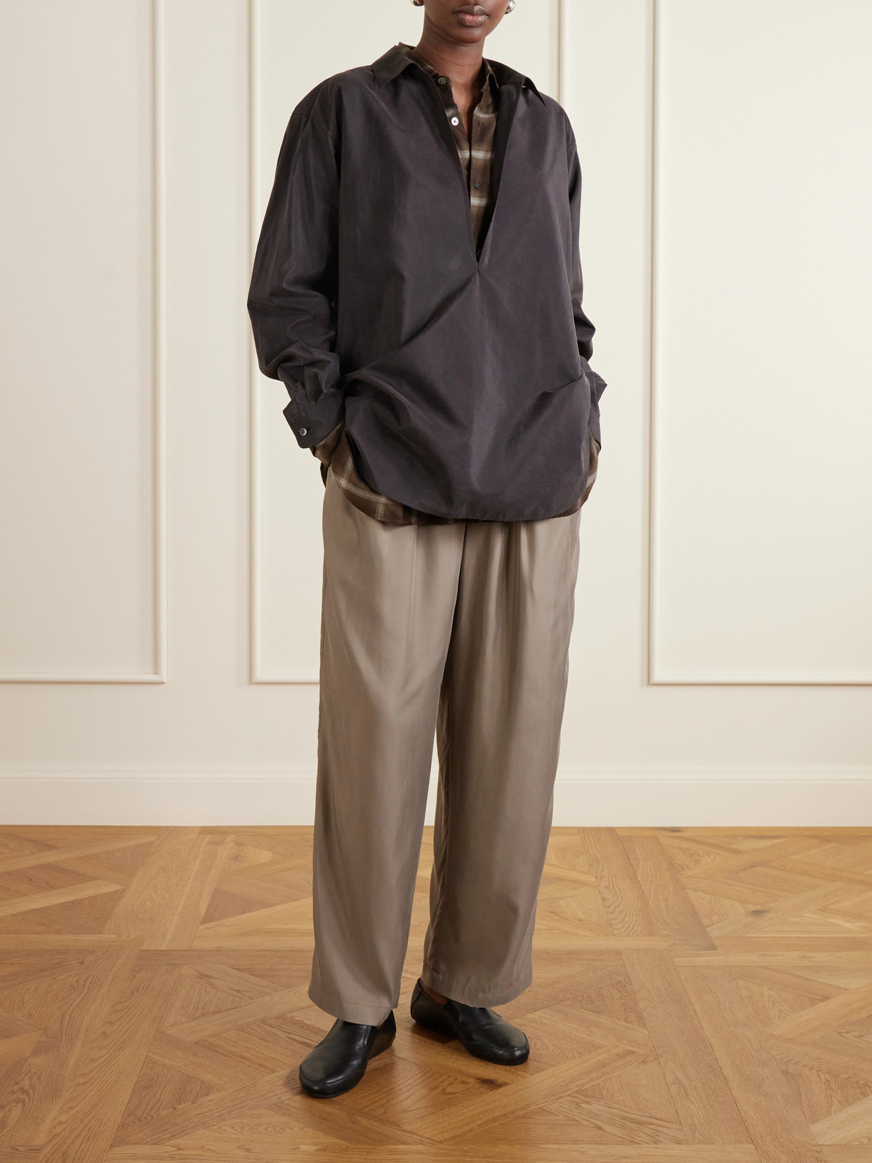 Skipper Silk-Blend Shirt