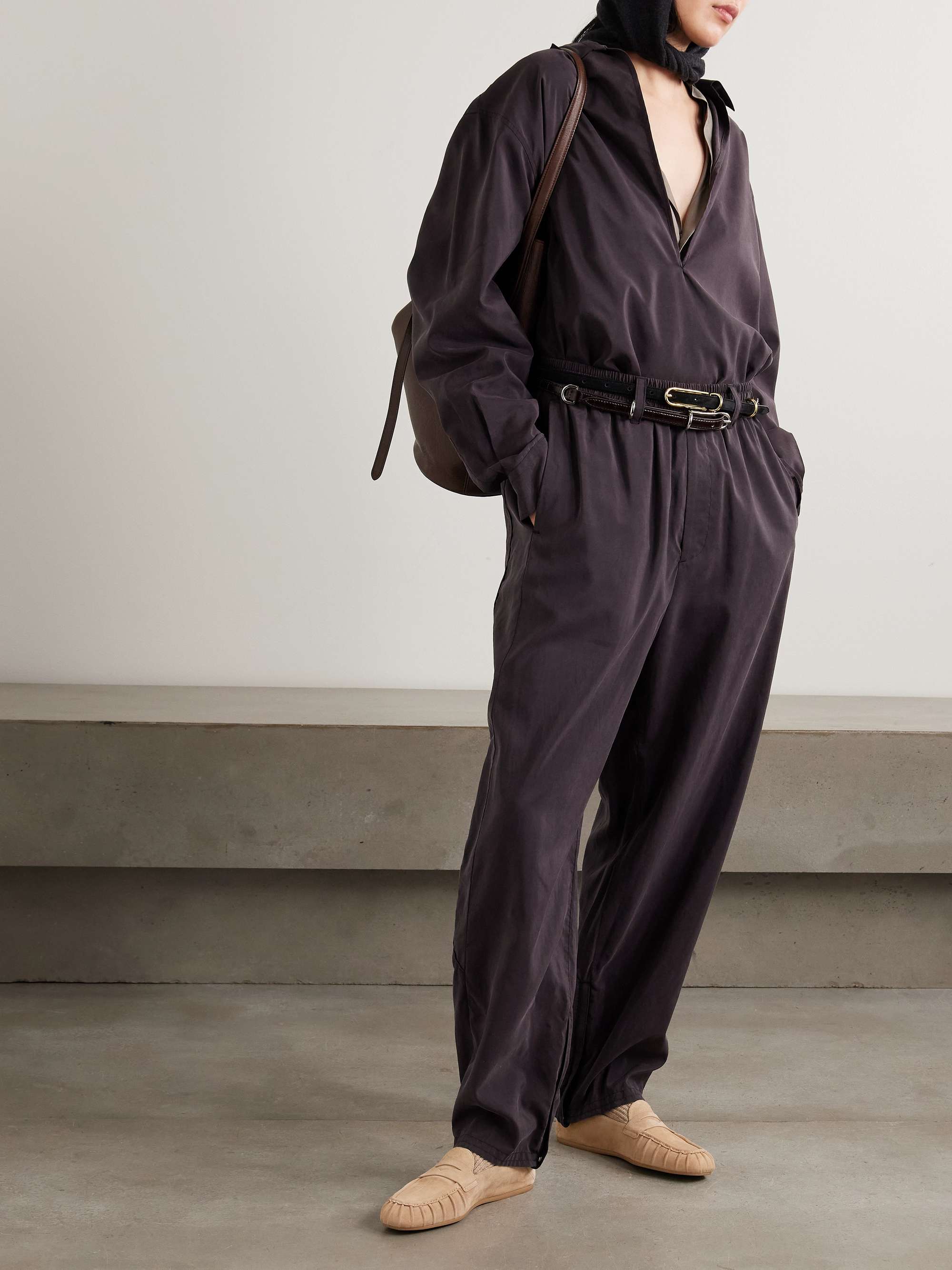 SSSTEIN Skipper silk-blend shirt | NET-A-PORTER