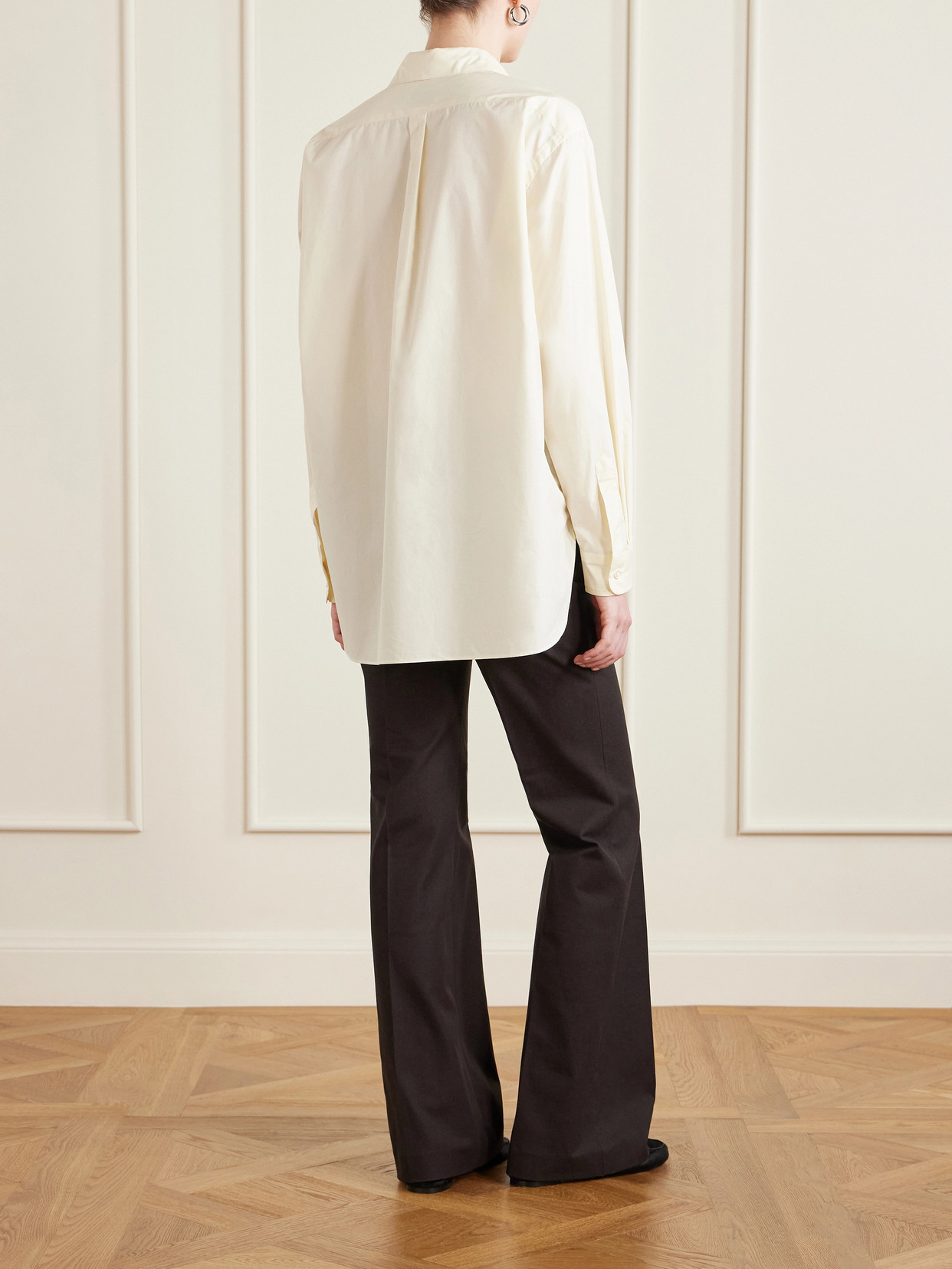 Suvin Oversized Cotton-Poplin Shirt