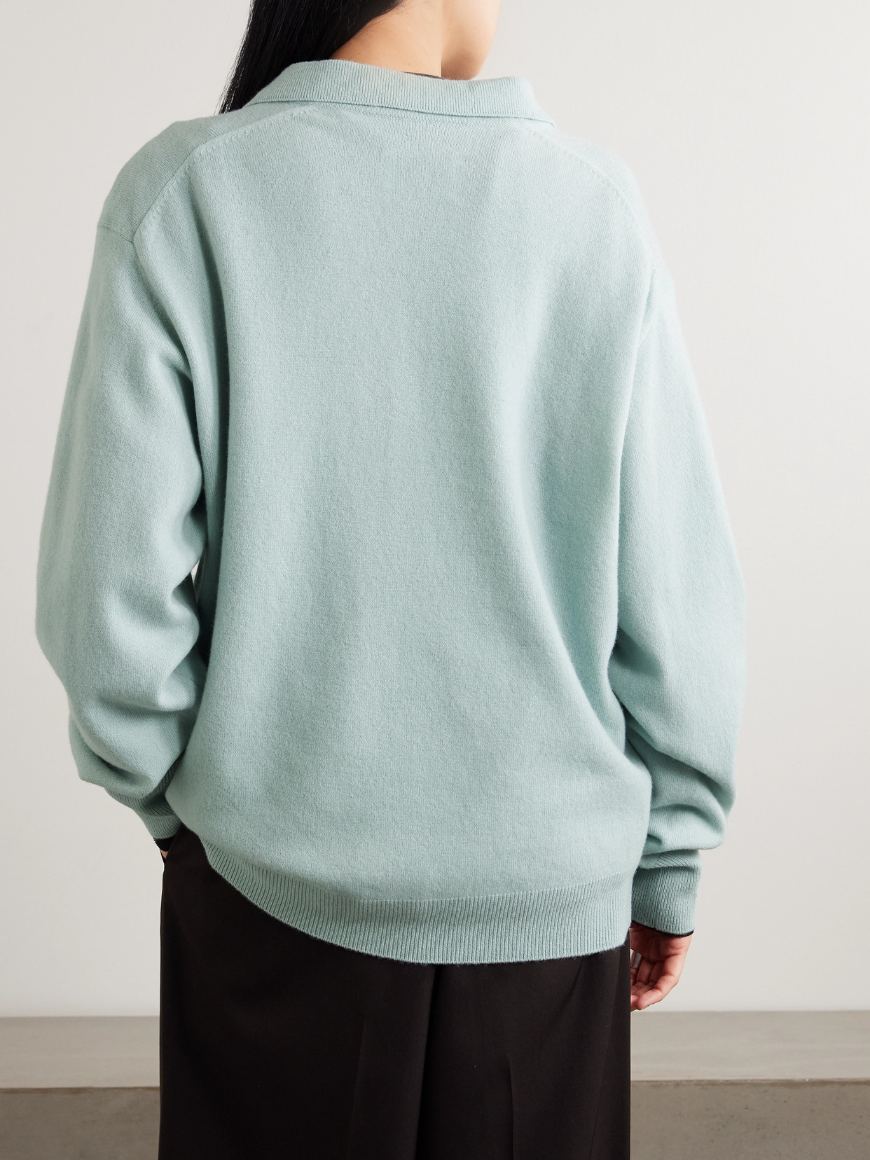 Brushed-Wool Polo