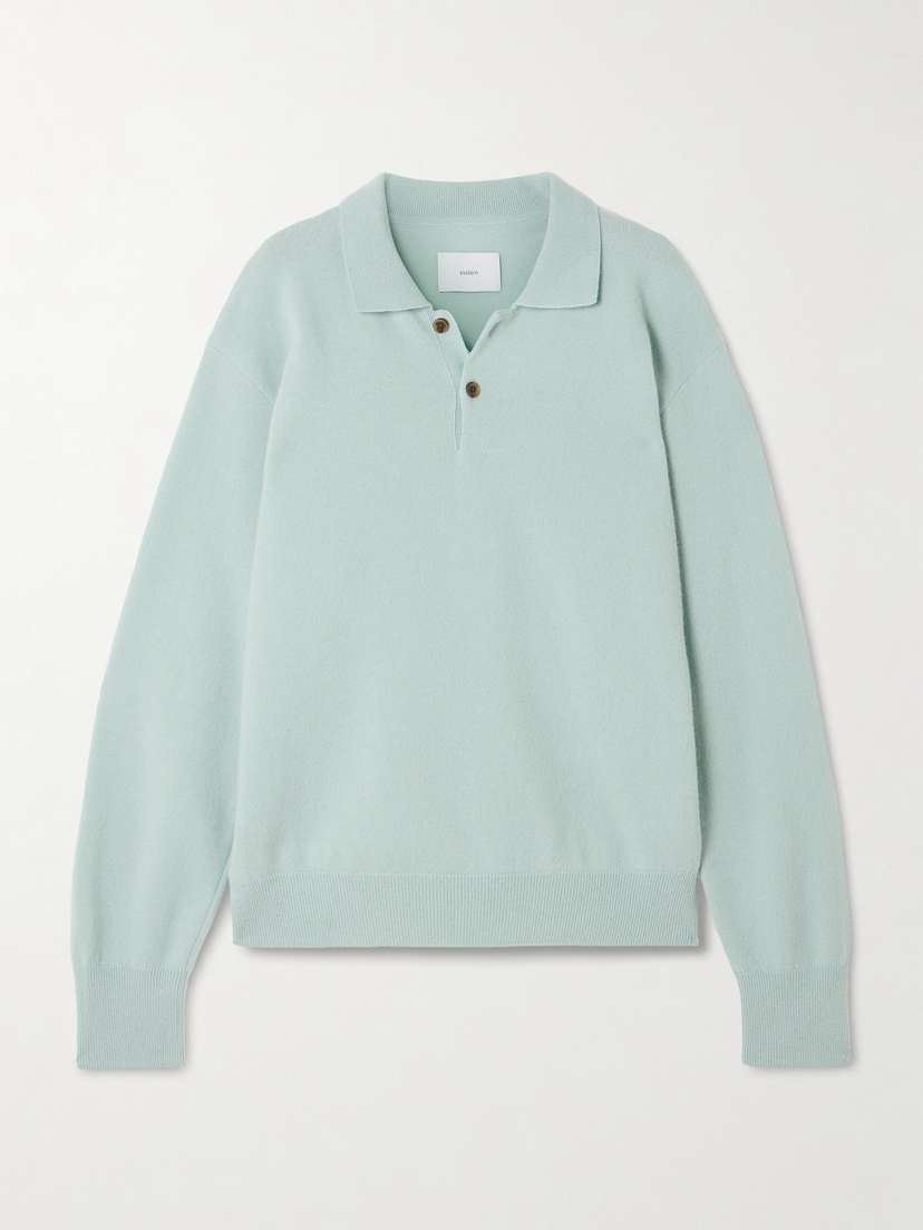 ssstein Brushed-wool Polo Shirt