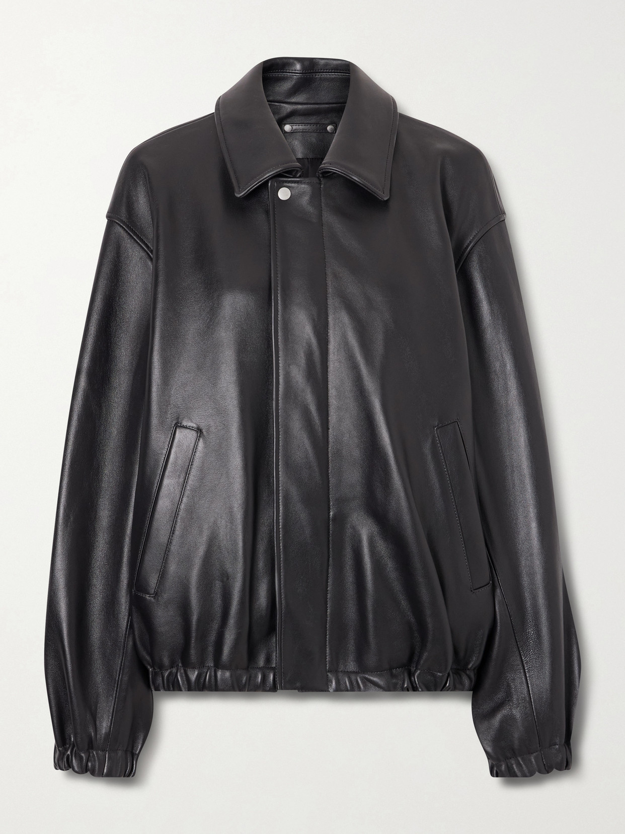 Ssstein Leather Jacket In Black