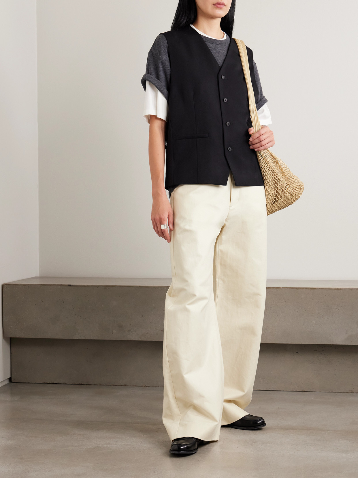 High-Rise Wide- Leg
