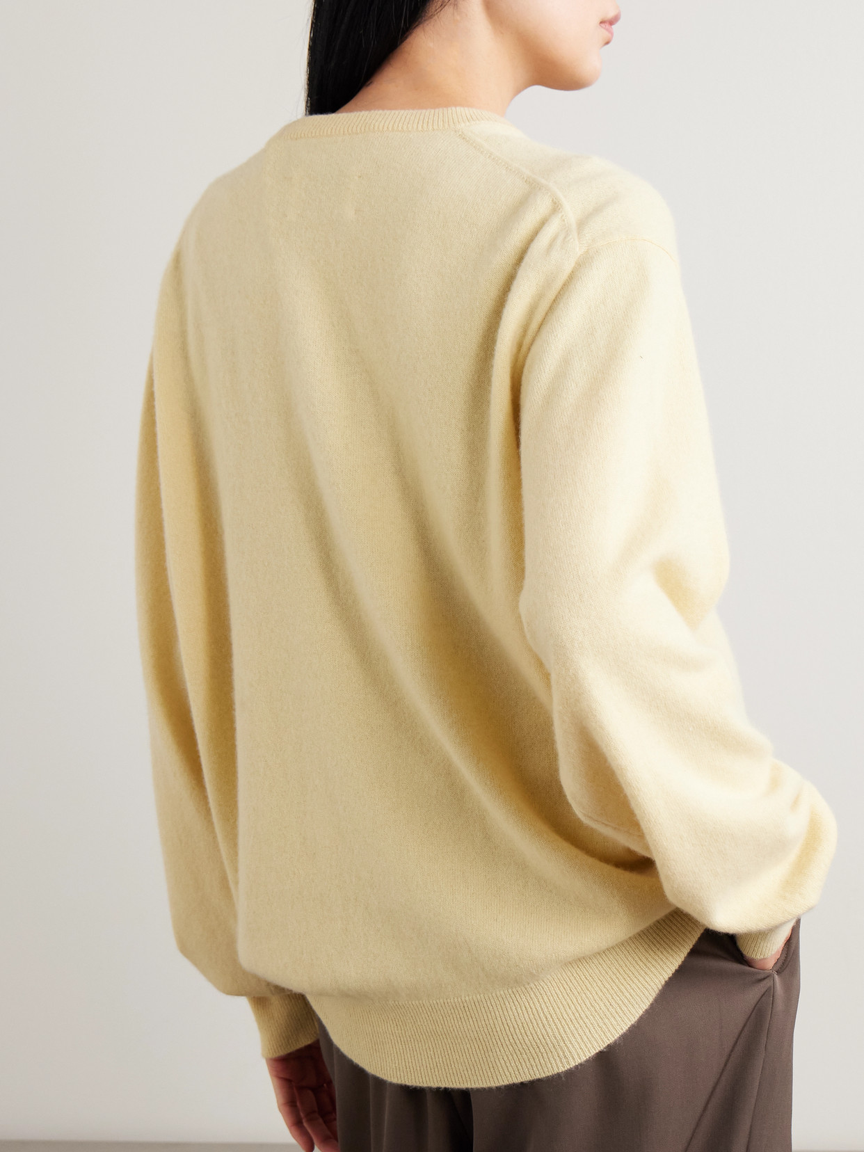 Brushed-Cashmere Sweater
