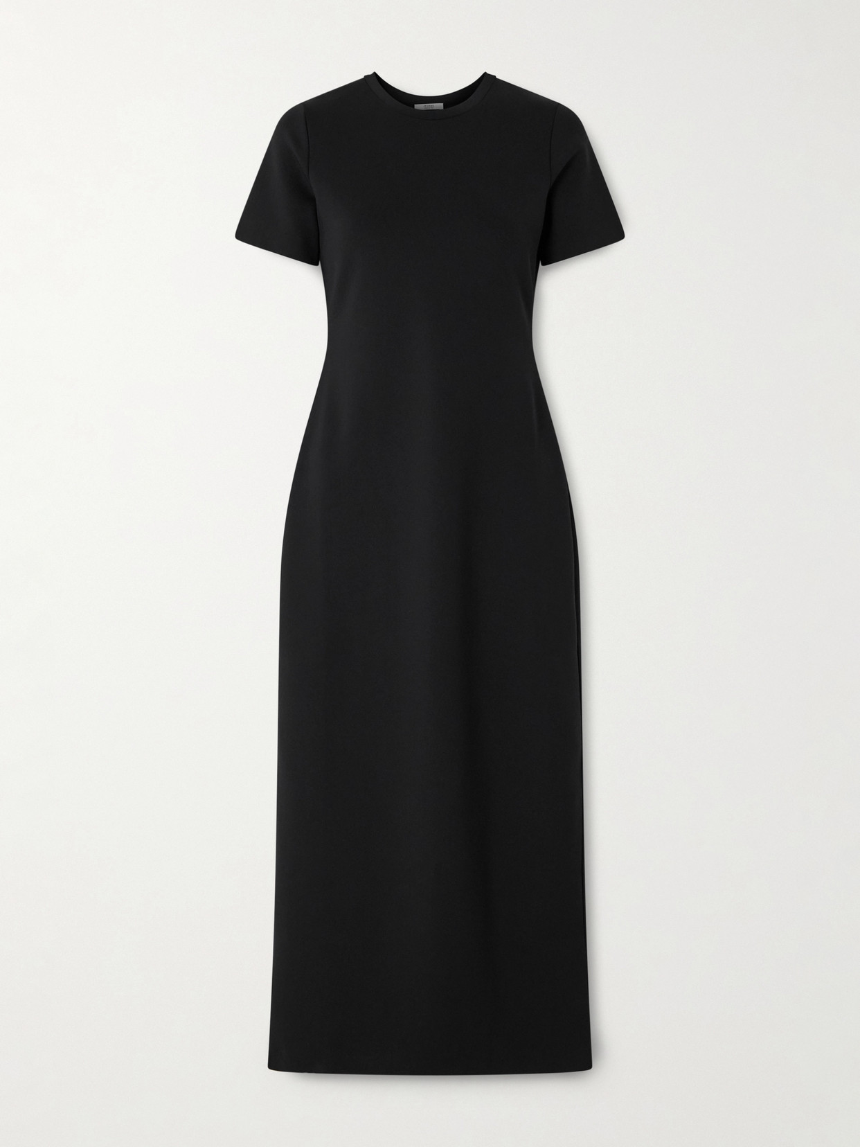 Fforme Alixe Scuba Midi Dress In Black