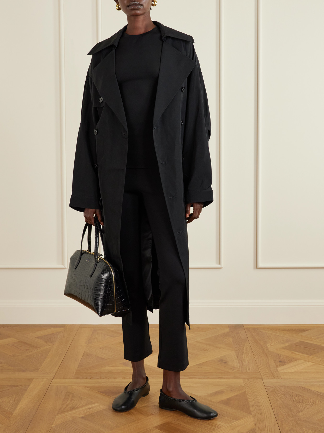 Fforme Romi Scuba T-shirt In Black