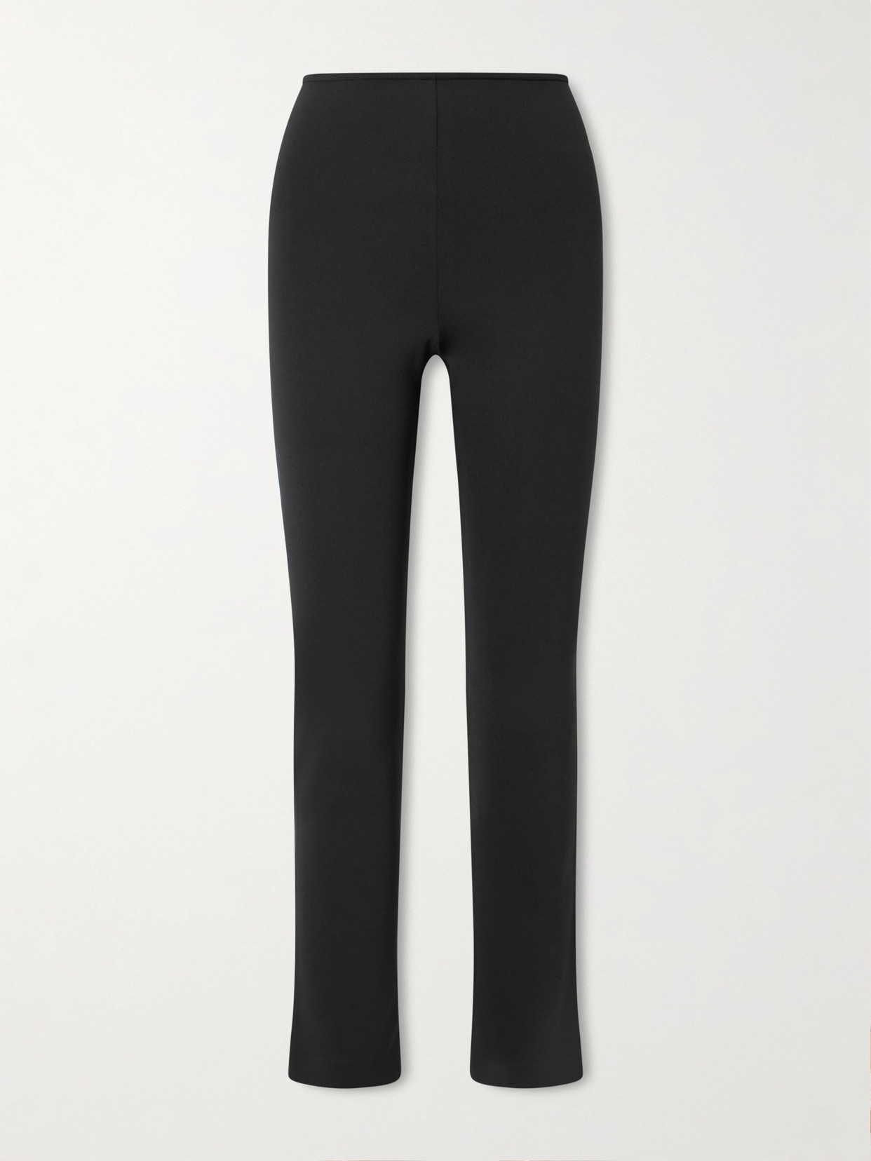 Fforme Aline Scuba Straight-leg Pants In Black