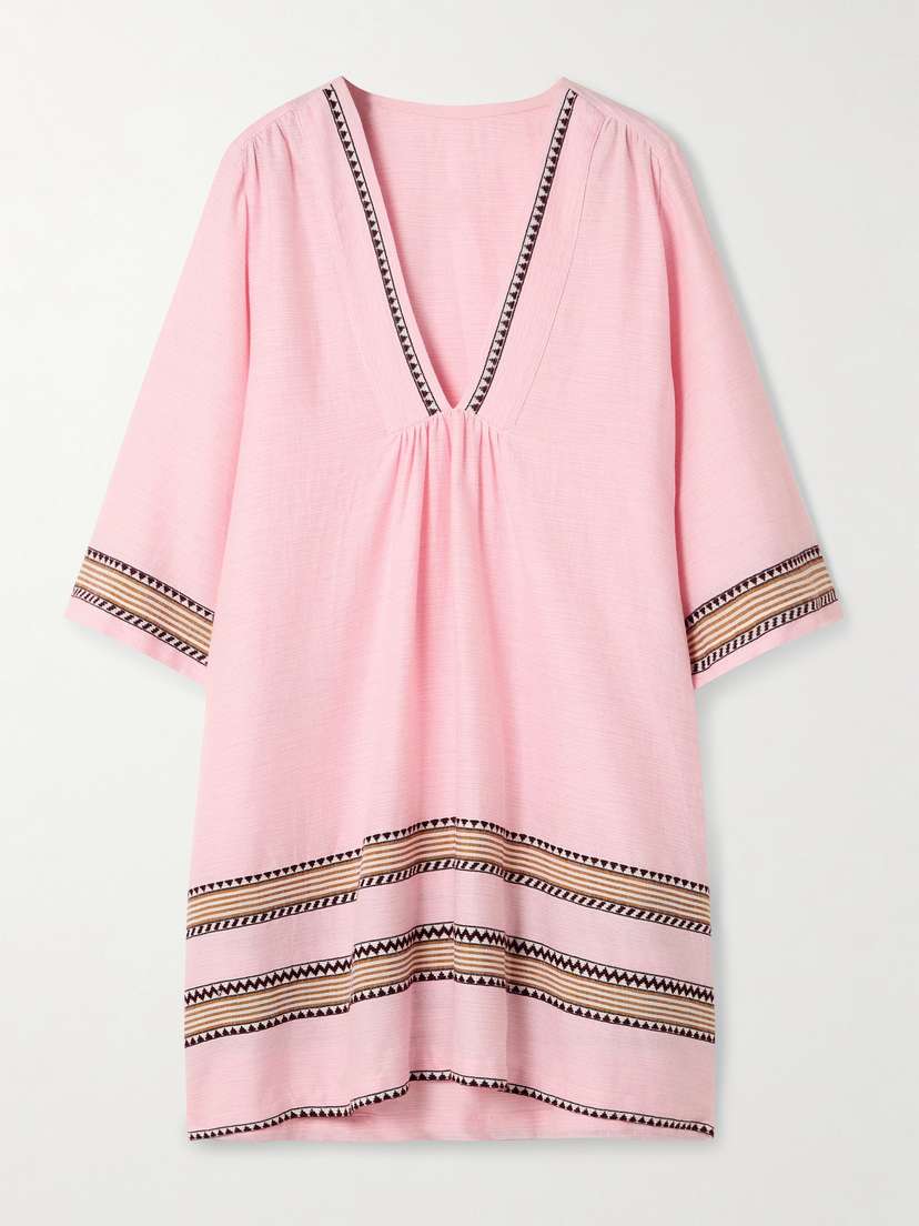 Lemlem Belkis Striped Cotton Kaftan