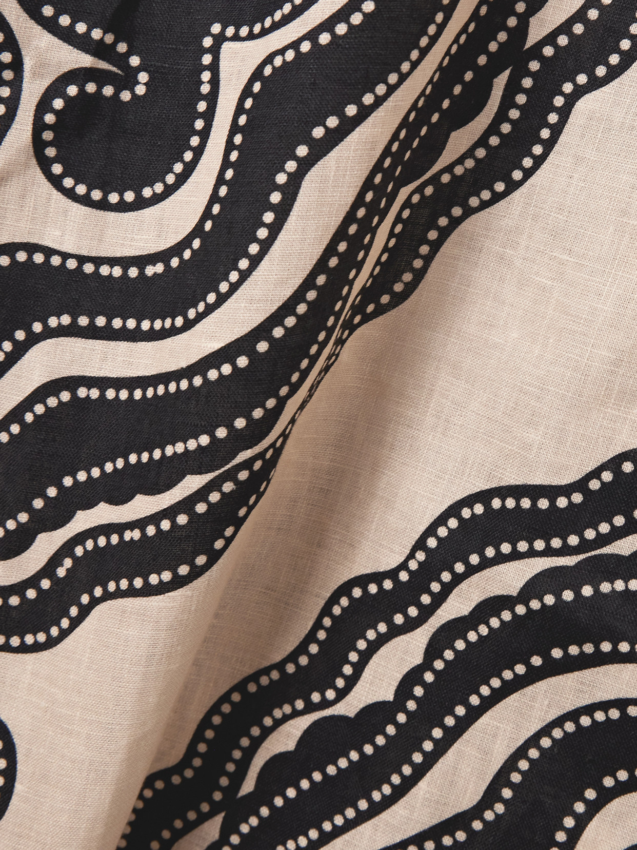 Lemlem Theodora Printed Linen Midi Dress In Brown